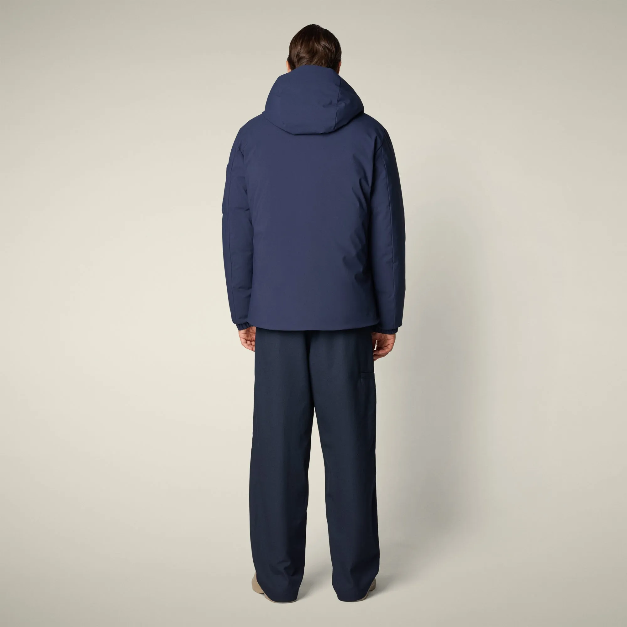 Men's Parka Hiram in navy blue sold by Save The Duck product image thumbnail 3