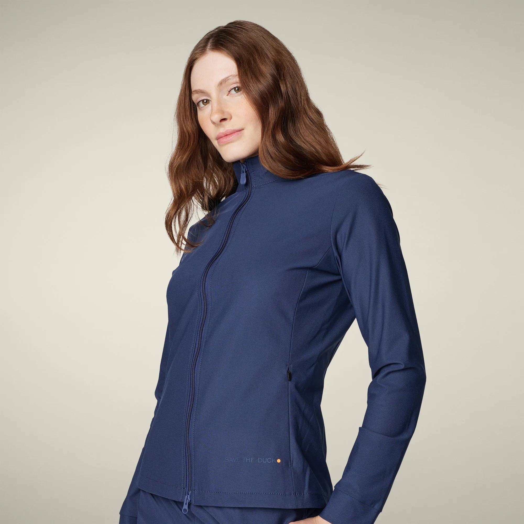 Women's jacket pella in navy blue sold by Save The Duck product image thumbnail 4