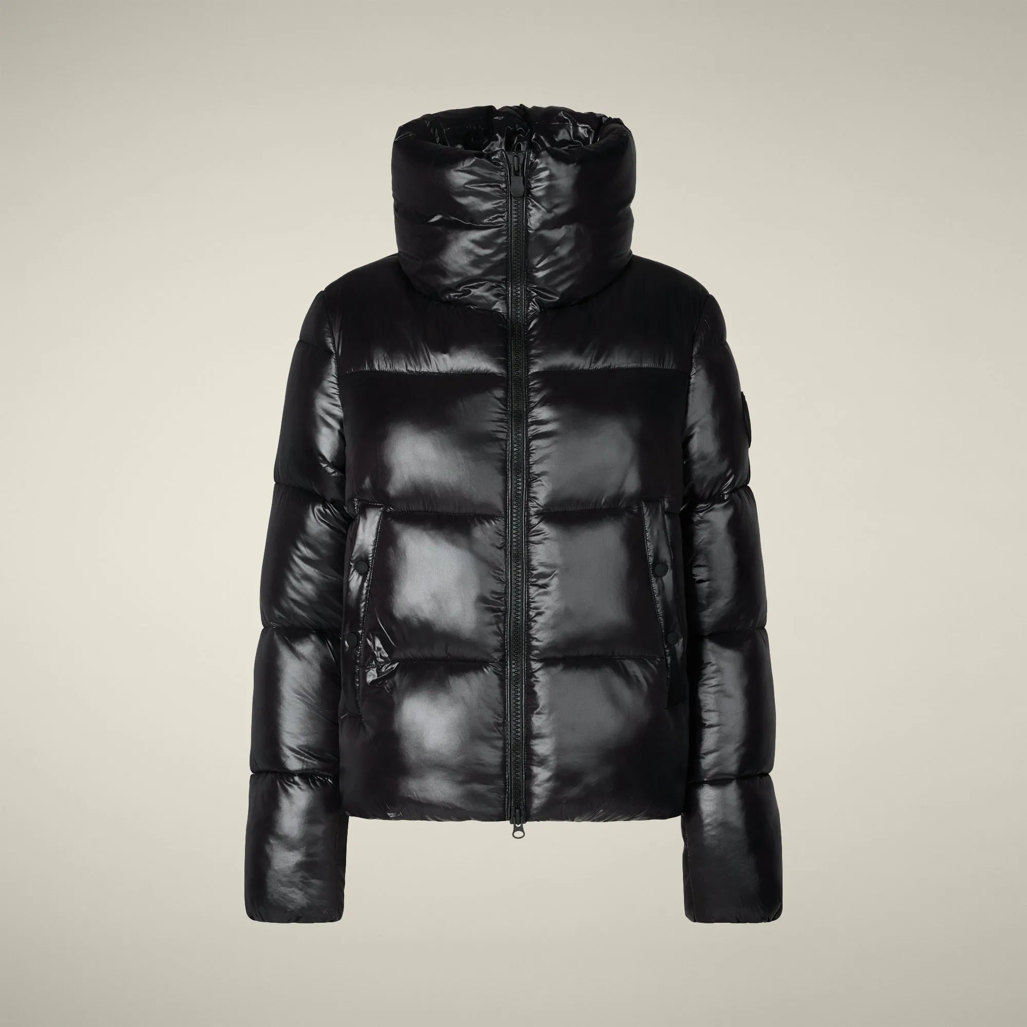 Women's Animal free puffer Jacket Isla in Black sold by Save The Duck product image thumbnail 5