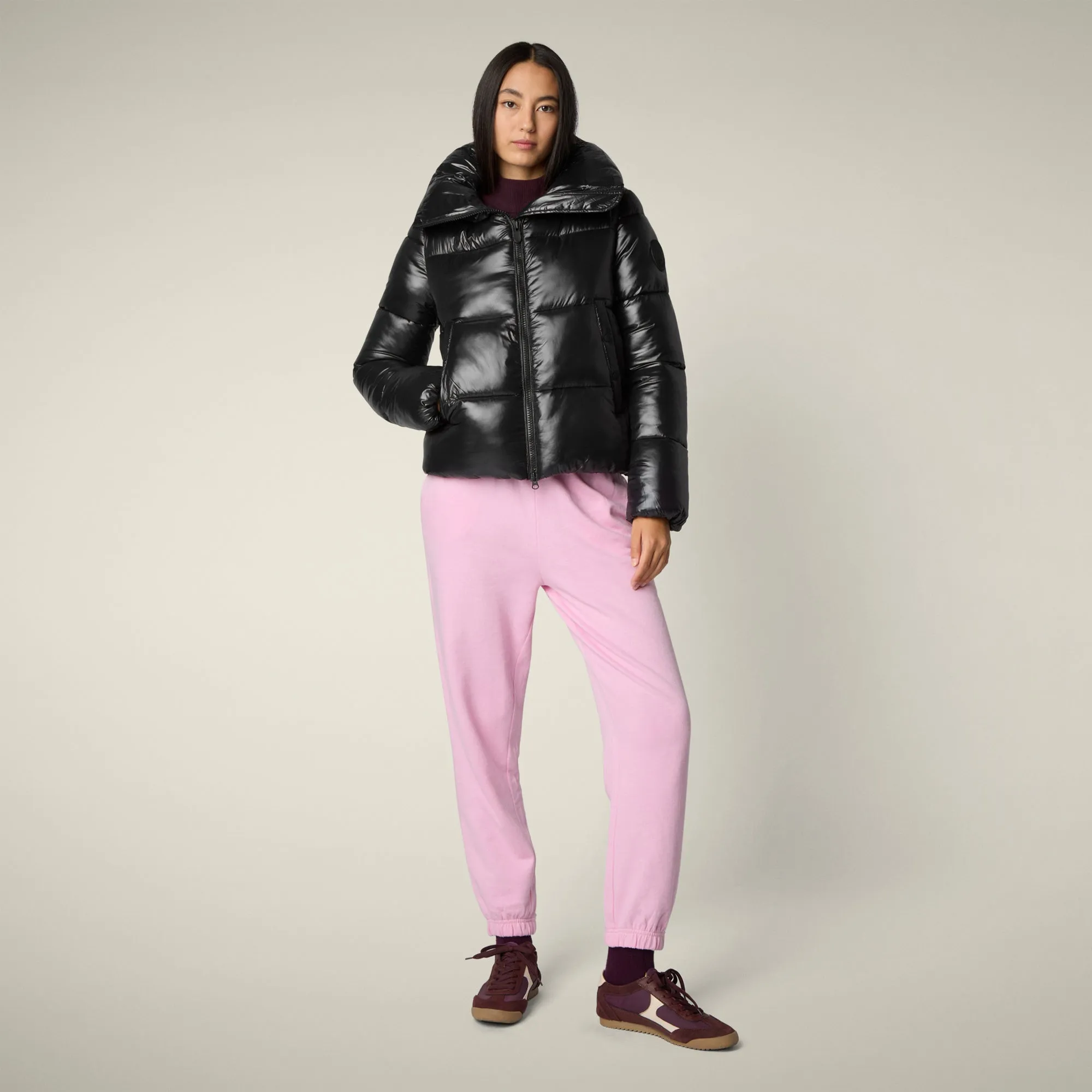 Women's Animal free puffer Jacket Isla in Black sold by Save The Duck product image thumbnail 2