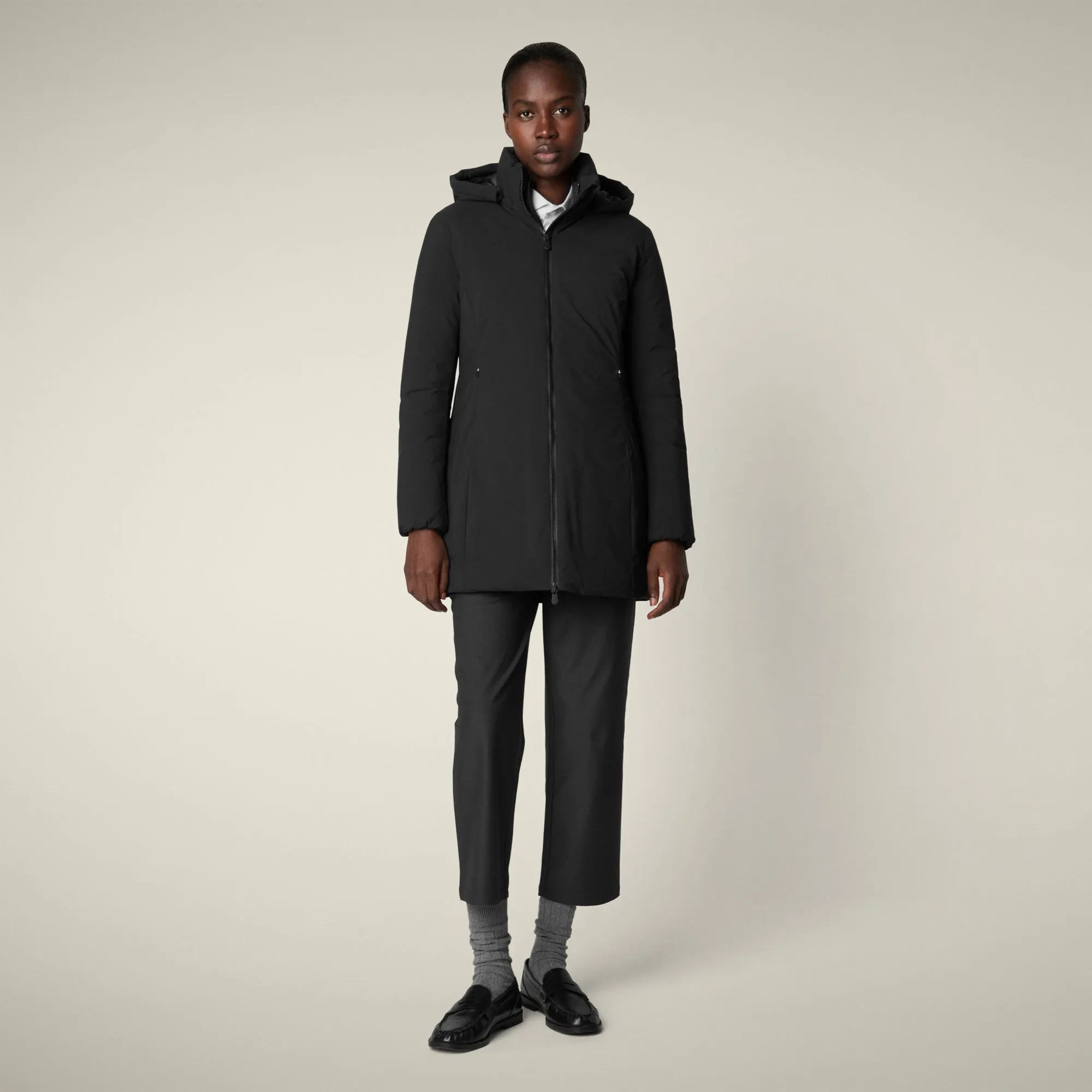 Women's Parka Rachel in Black sold by Save The Duck product image thumbnail 2