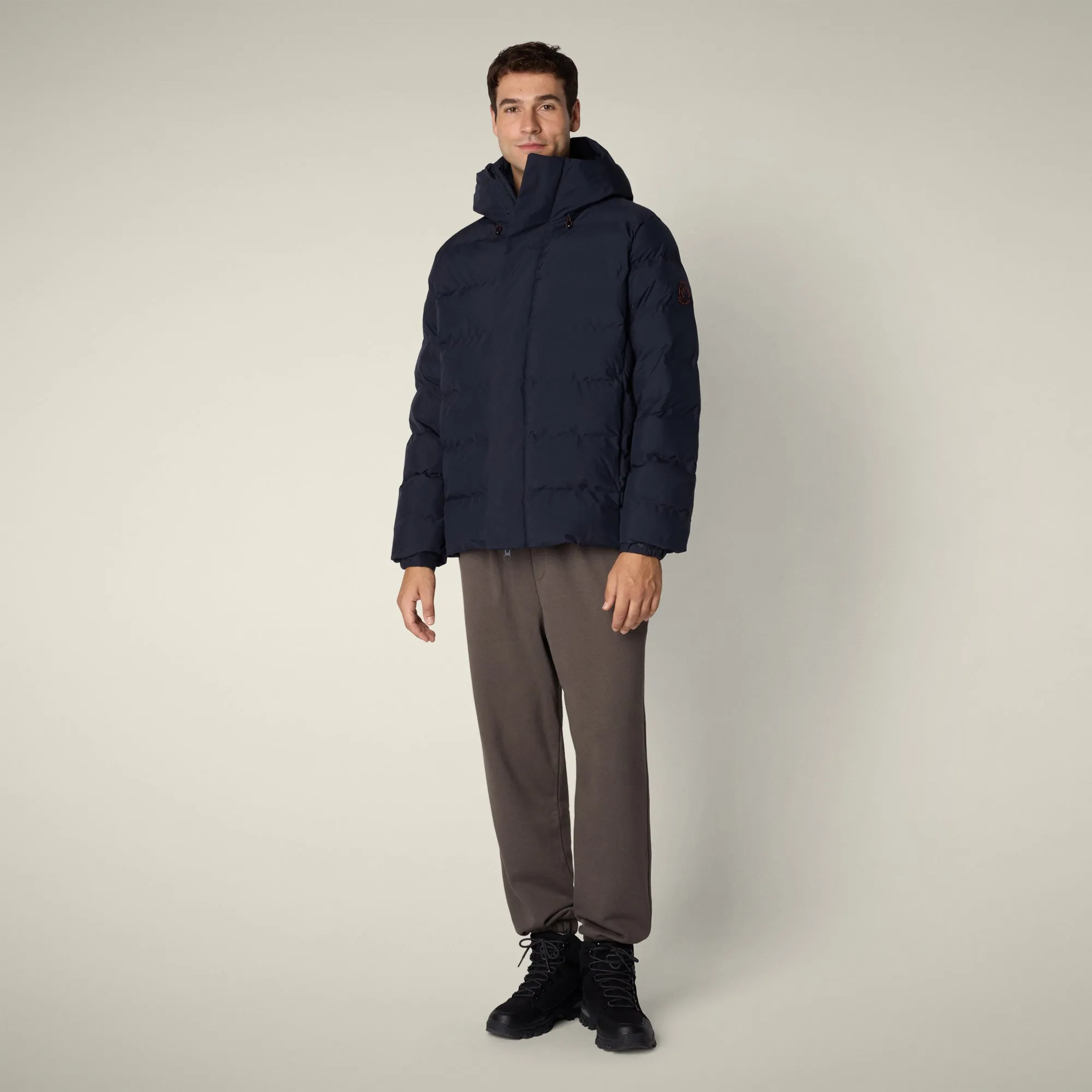 Men's Parka Leland in Blue Black sold by Save The Duck product image thumbnail 2