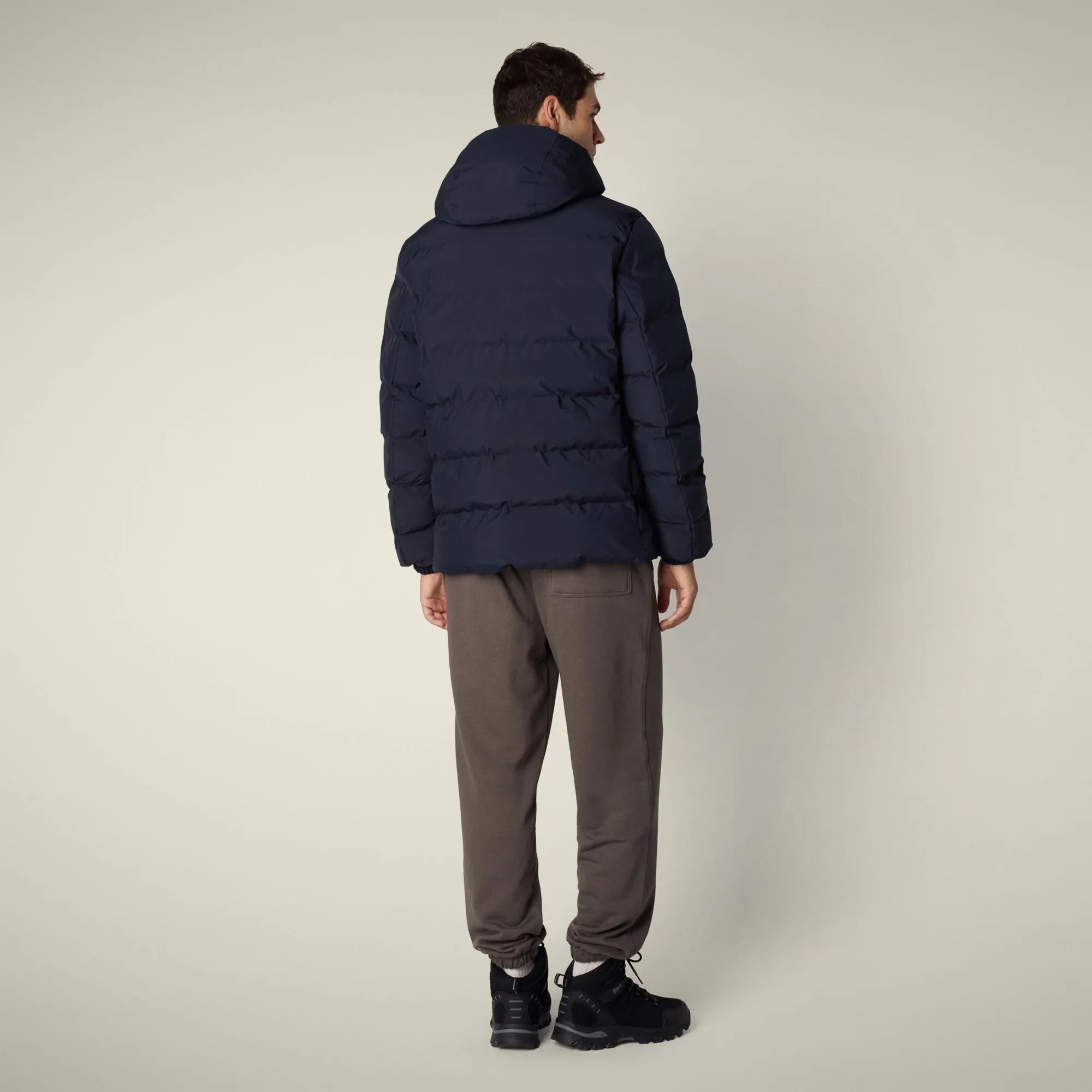 Men's Parka Leland in Blue Black sold by Save The Duck product image thumbnail 3