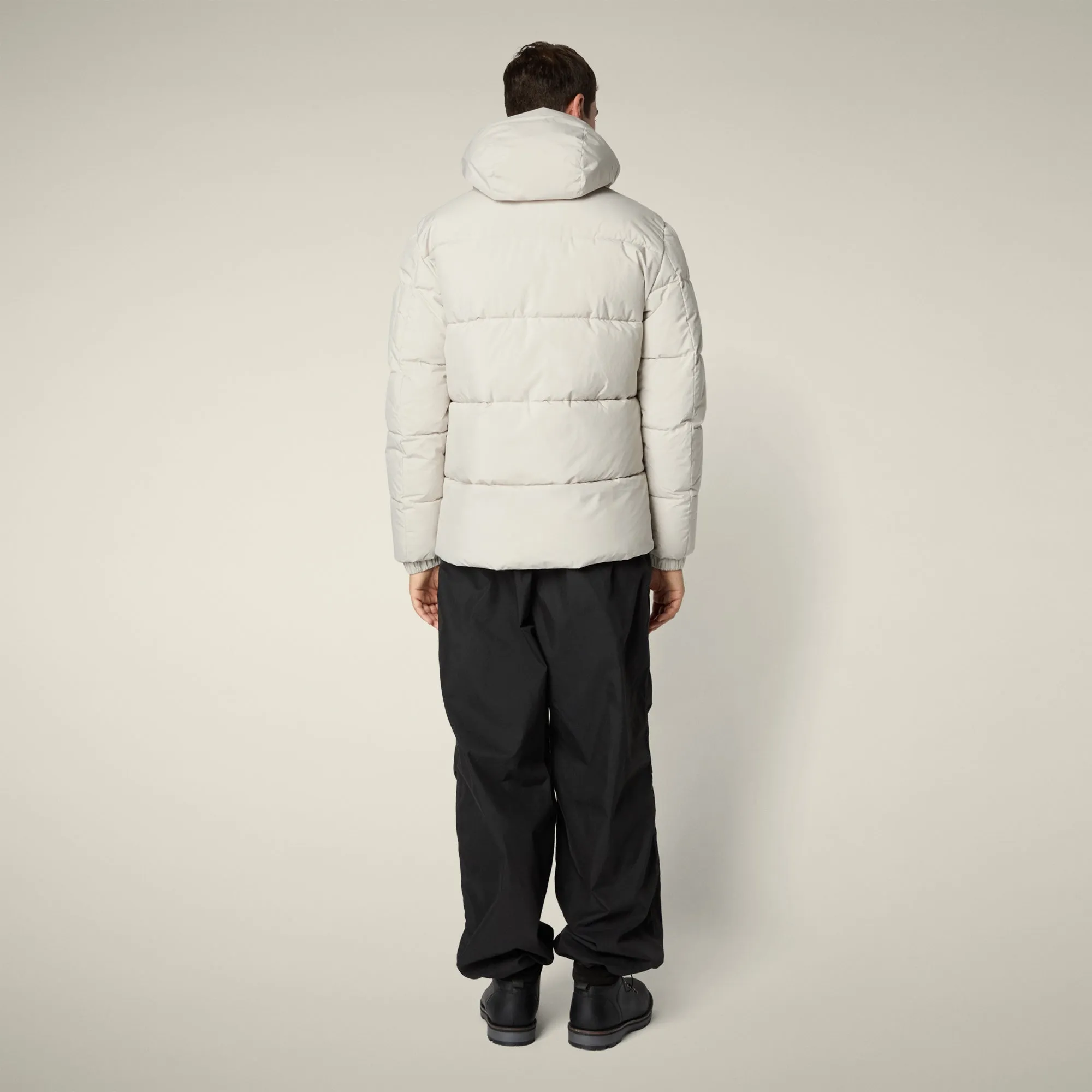 Men's parka Alter in rainy beige sold by Save The Duck product image thumbnail 3