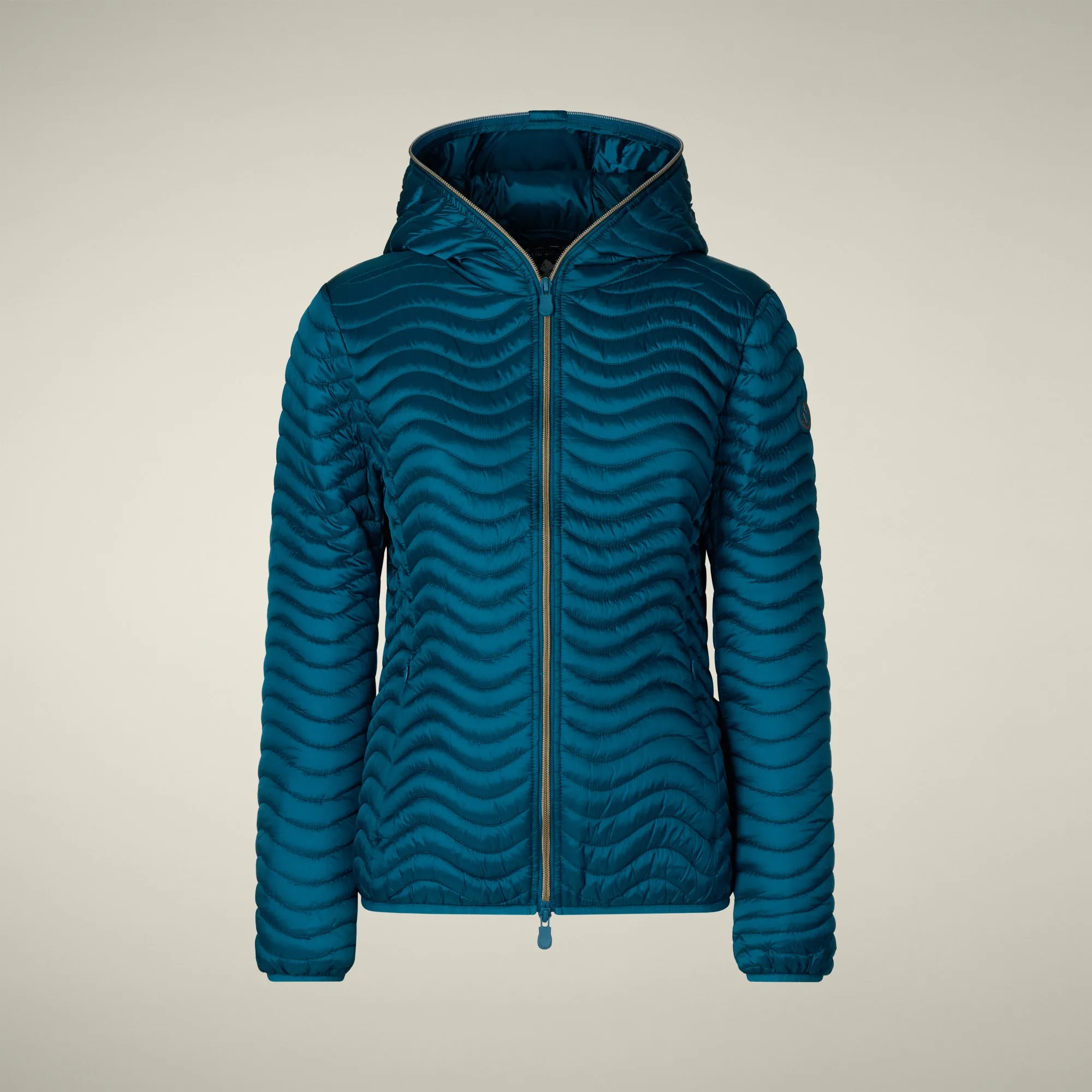Women's Animal free puffer jacket Melody in horizon blue sold by Save The Duck product image thumbnail 5