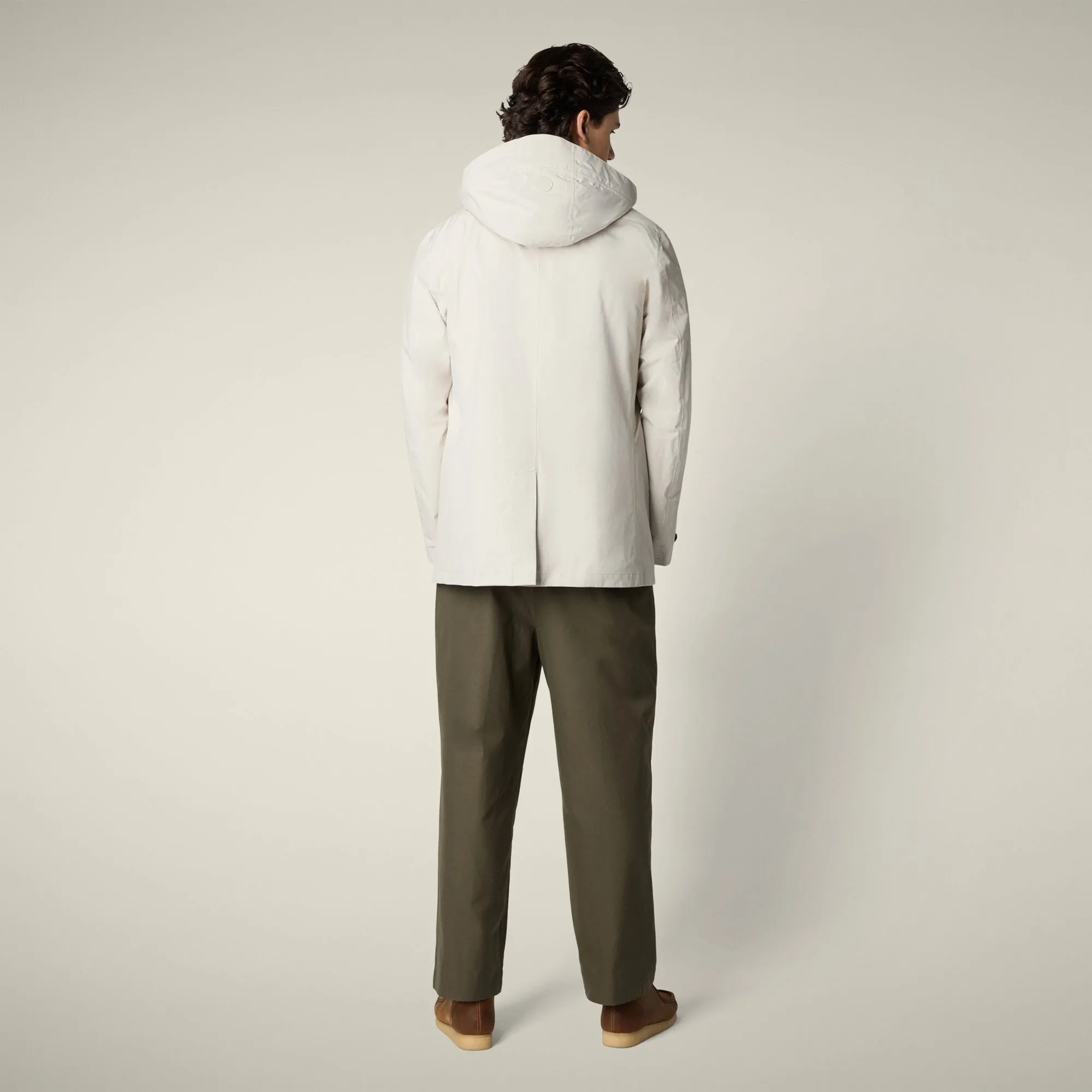 Men's Raincoat Benjamin in Rainy Beige sold by Save The Duck product image thumbnail 3