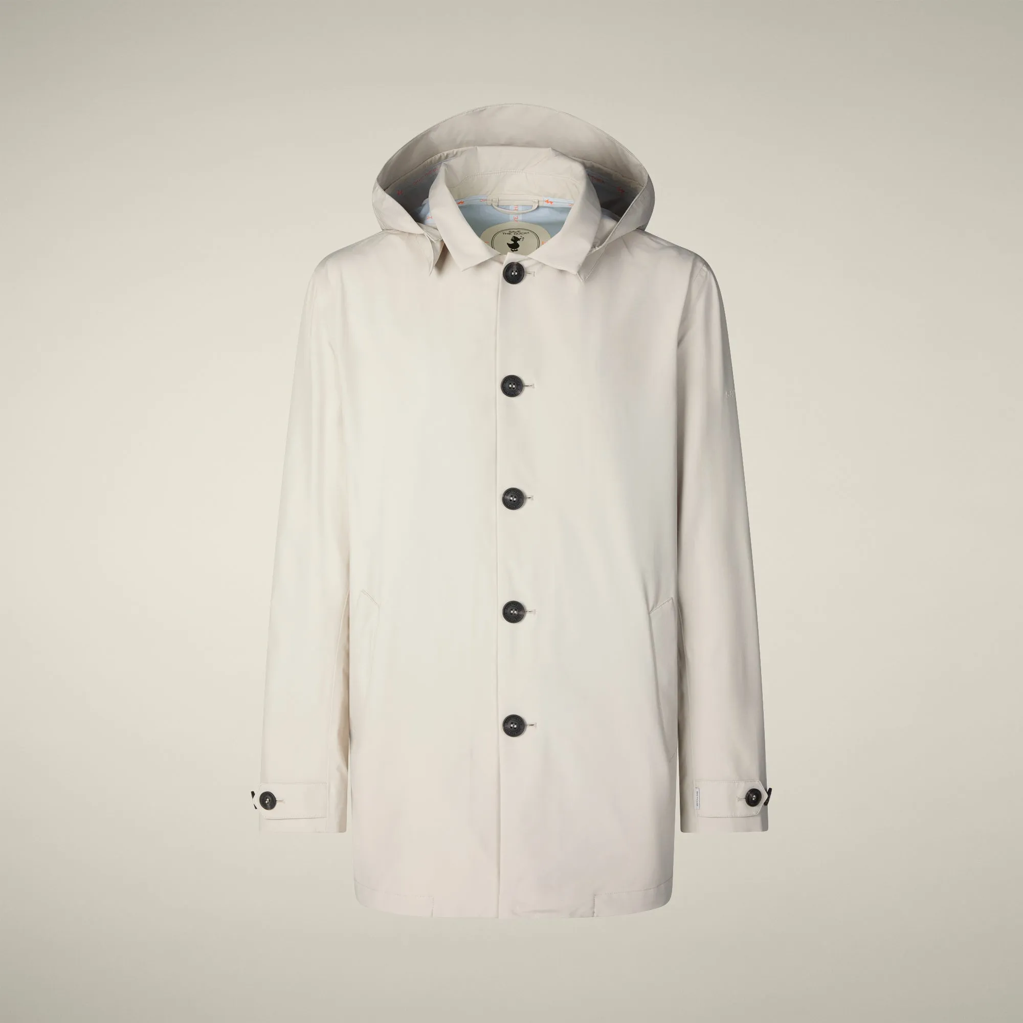 Men's Raincoat Benjamin in Rainy Beige sold by Save The Duck product image thumbnail 5