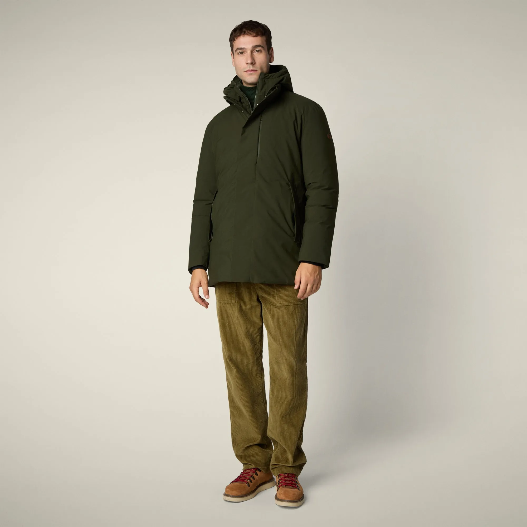 Men's Coat Sesle in Land Green sold by Save The Duck product image thumbnail 2