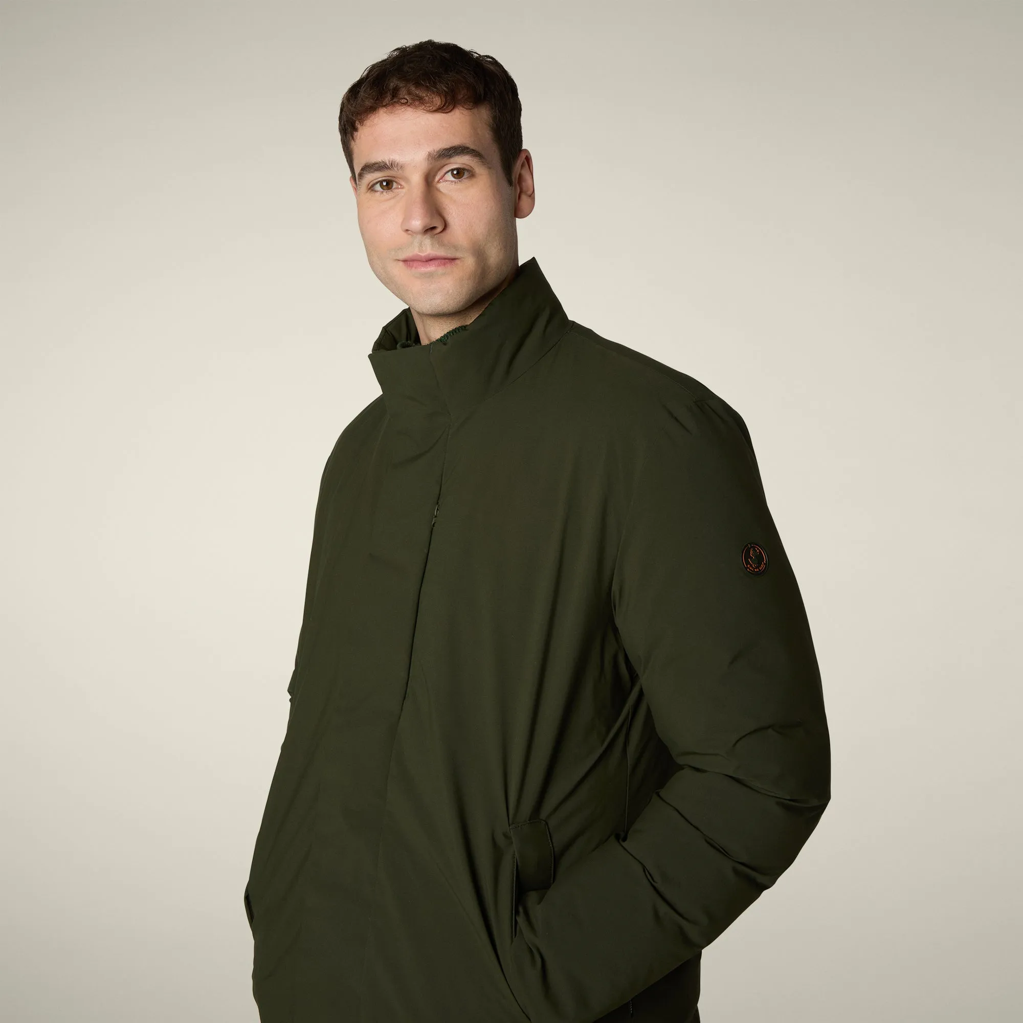 Men's Coat Sesle in Land Green sold by Save The Duck product image thumbnail 4