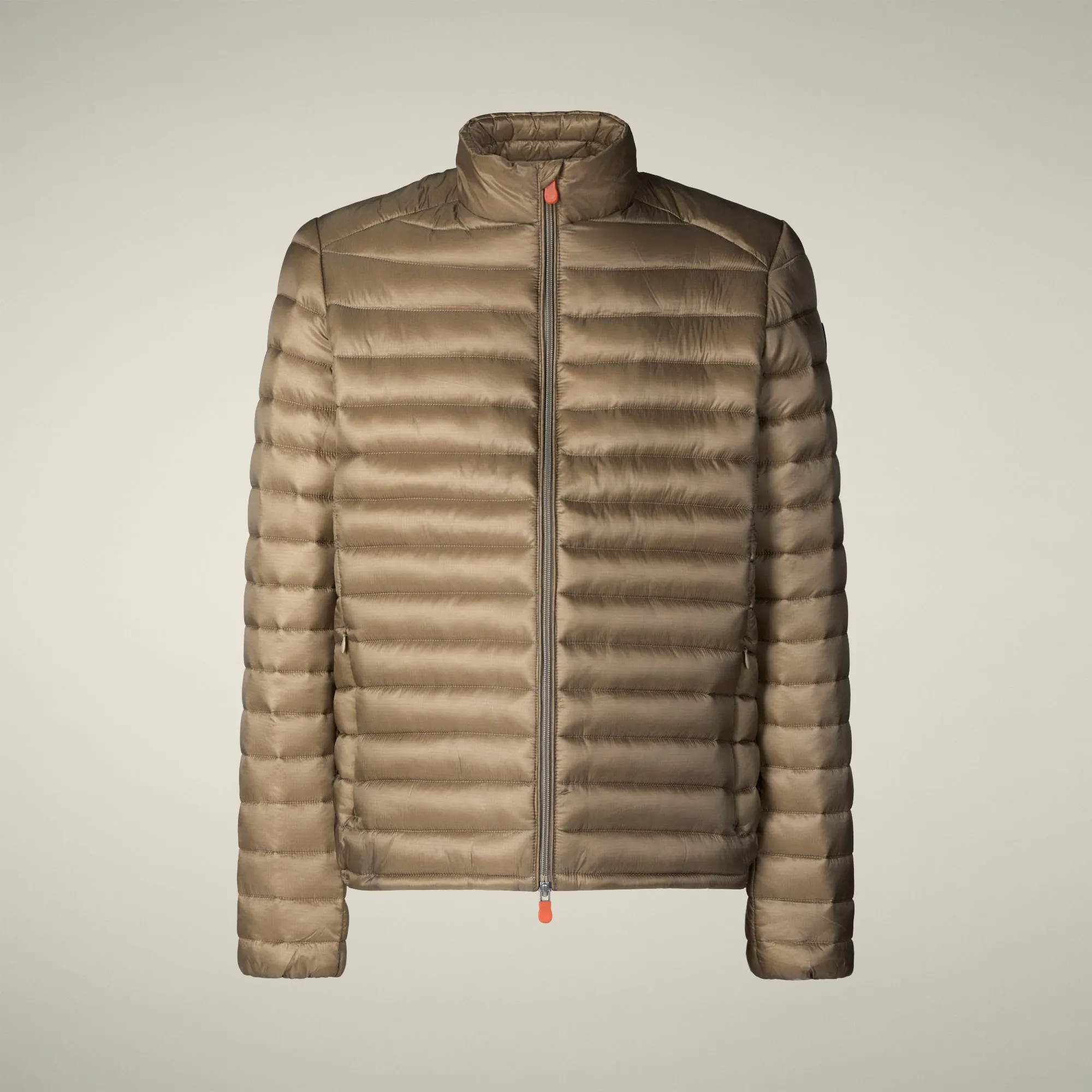 Men's animal free puffer jacket Cyrion in elephant grey sold by Save The Duck product image thumbnail 5