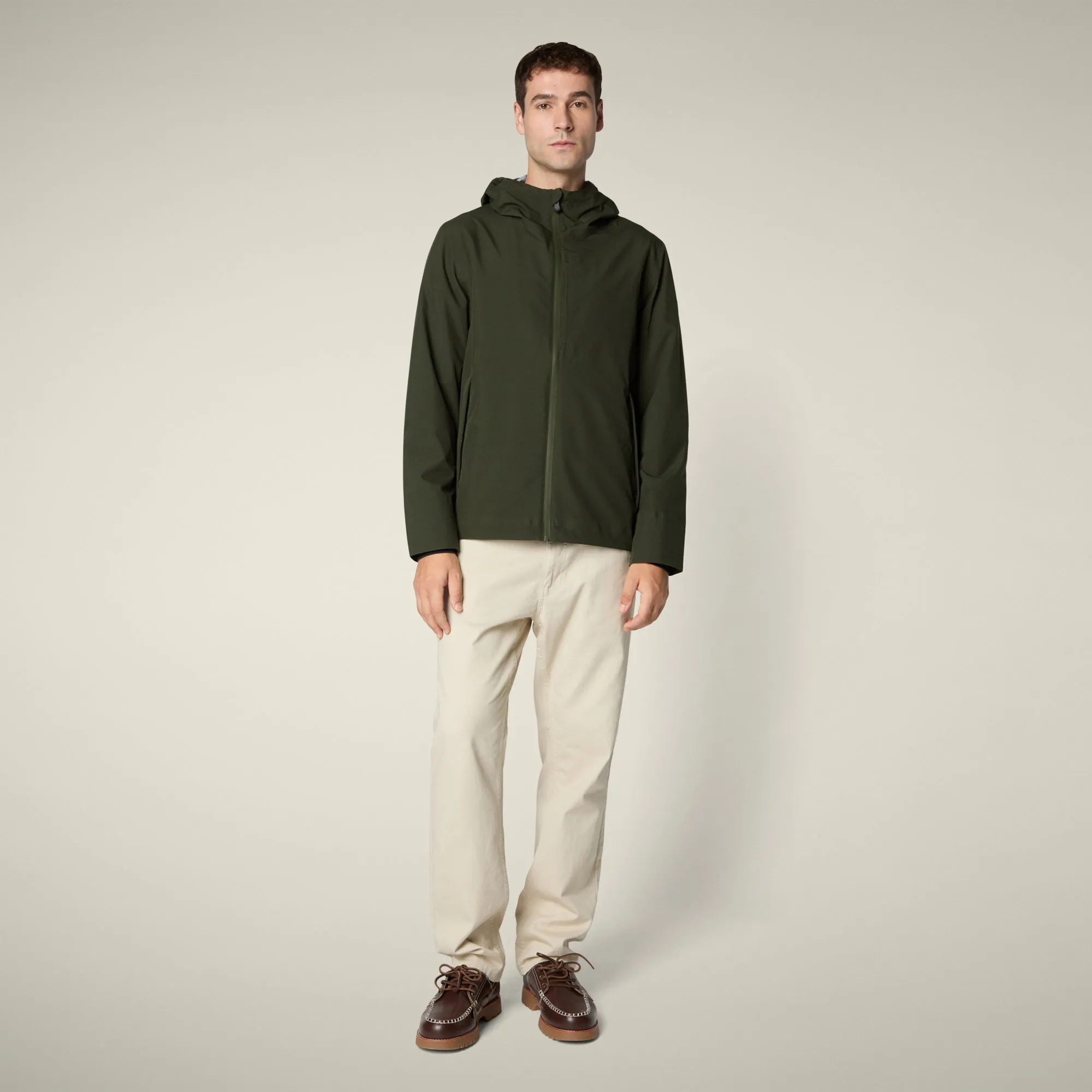Men's Rain Jacket Jari in Land Green sold by Save The Duck product image thumbnail 2