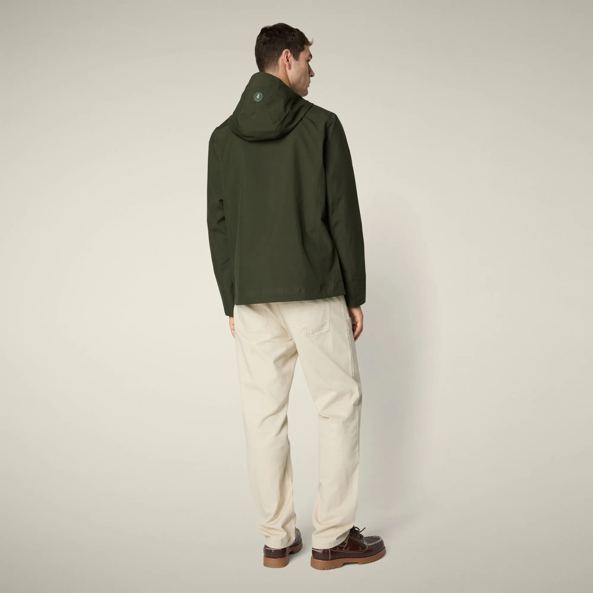 Men's Rain Jacket Jari in Land Green sold by Save The Duck product image thumbnail 3