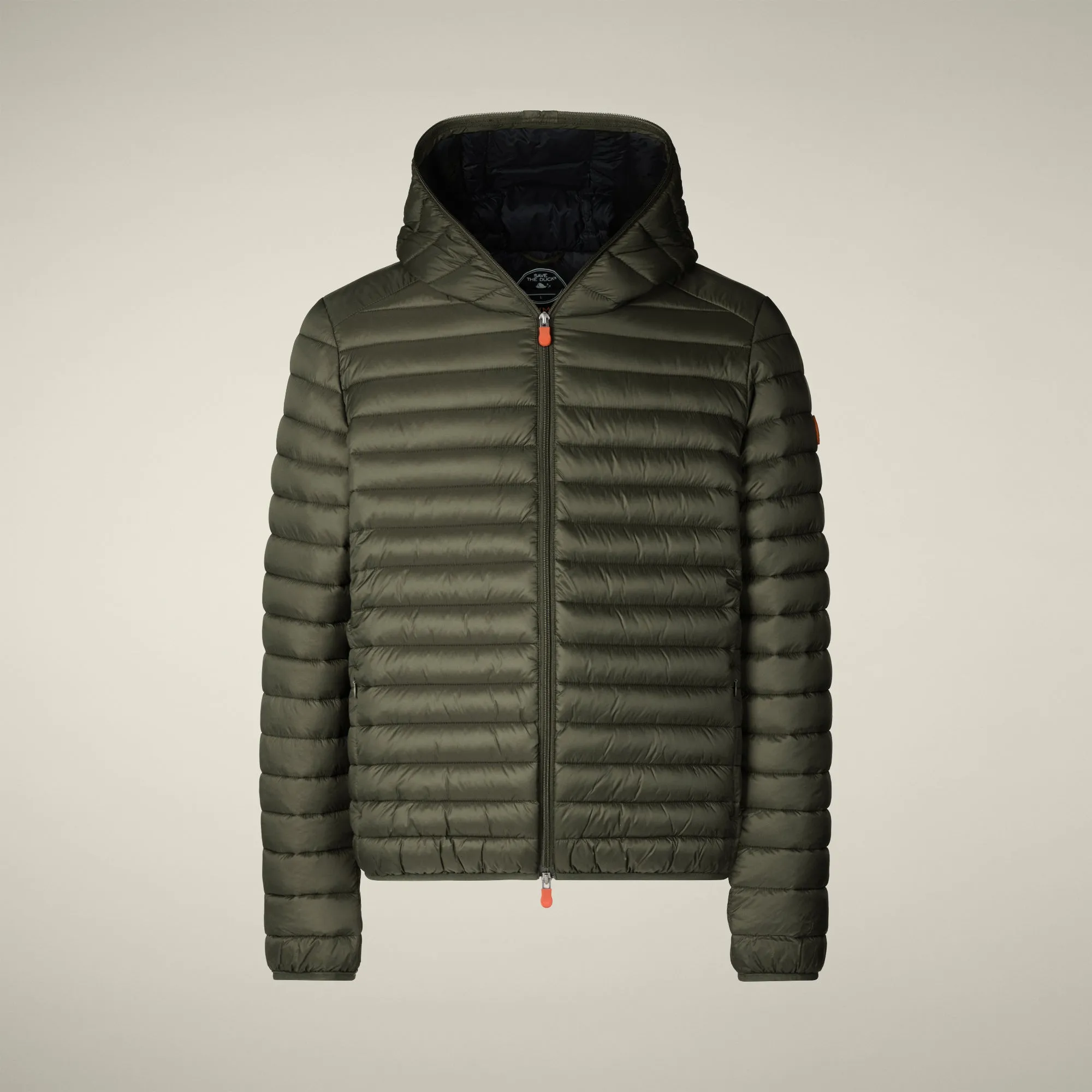 Men's Animal free puffer Jacket Donald in Land Green sold by Save The Duck product image thumbnail 5
