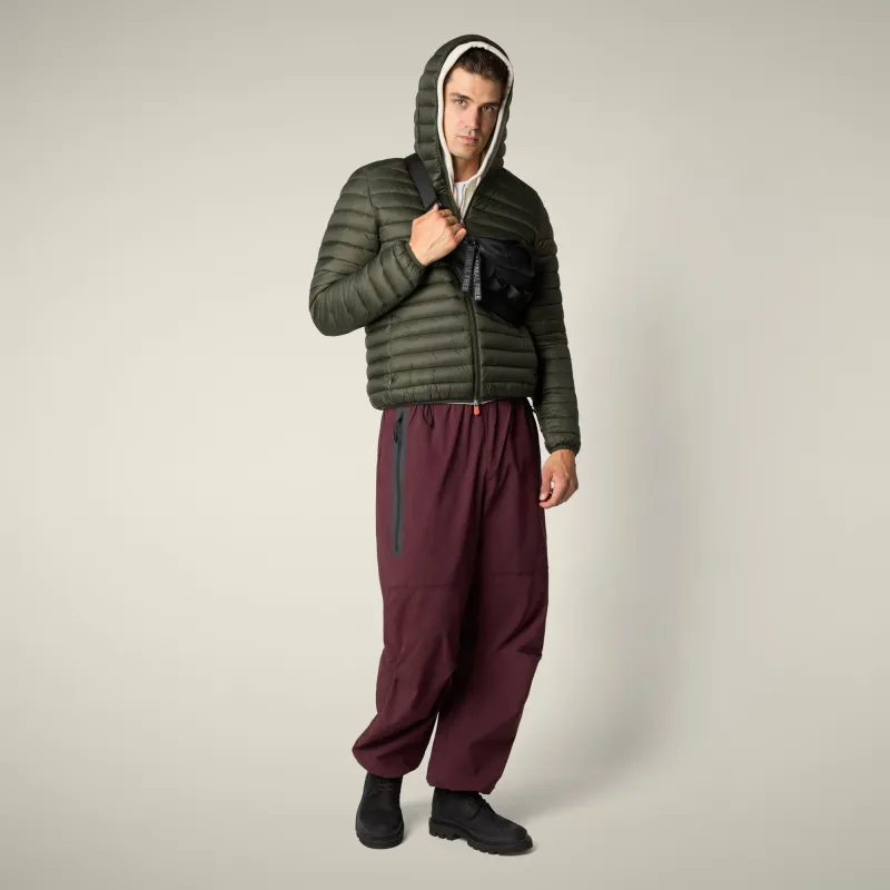 Men's Animal free puffer Jacket Donald in Land Green sold by Save The Duck