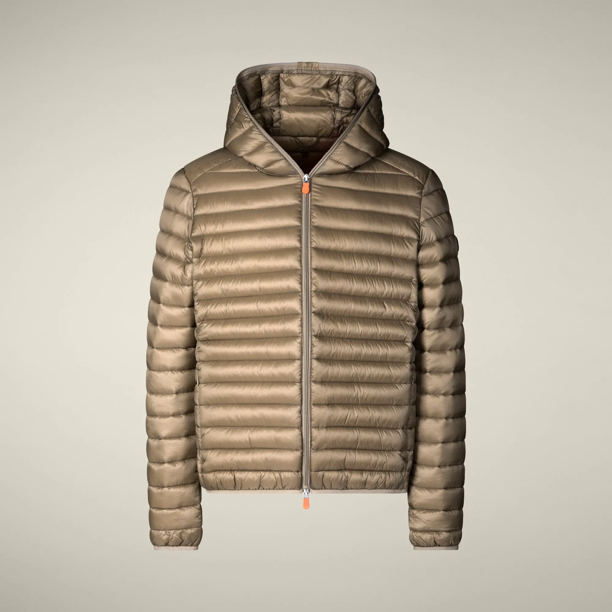 Men's Animal free puffer jacket Devon in elephant grey sold by Save The Duck product image thumbnail 5