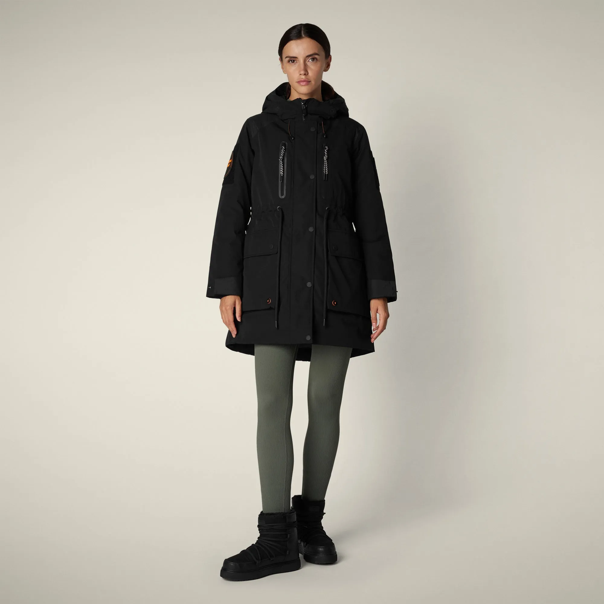 Women's Winter Parka Kamet in Black sold by Save The Duck product image thumbnail 2