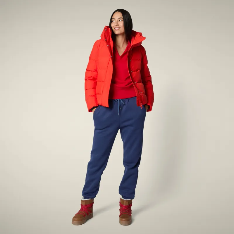 Women's  Parka Arena in Fiery Red sold by Save The Duck