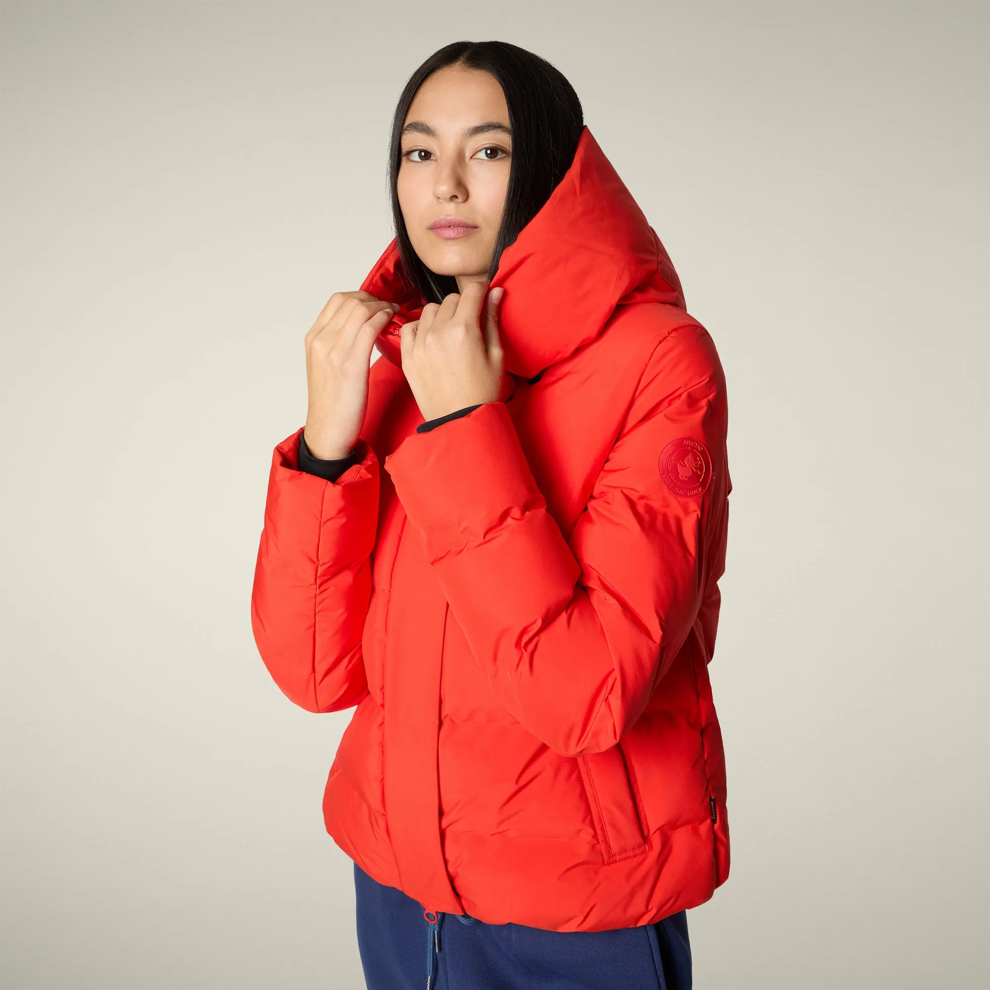 Women's Parka Arena in Fiery Red sold by Save The Duck product image thumbnail 4