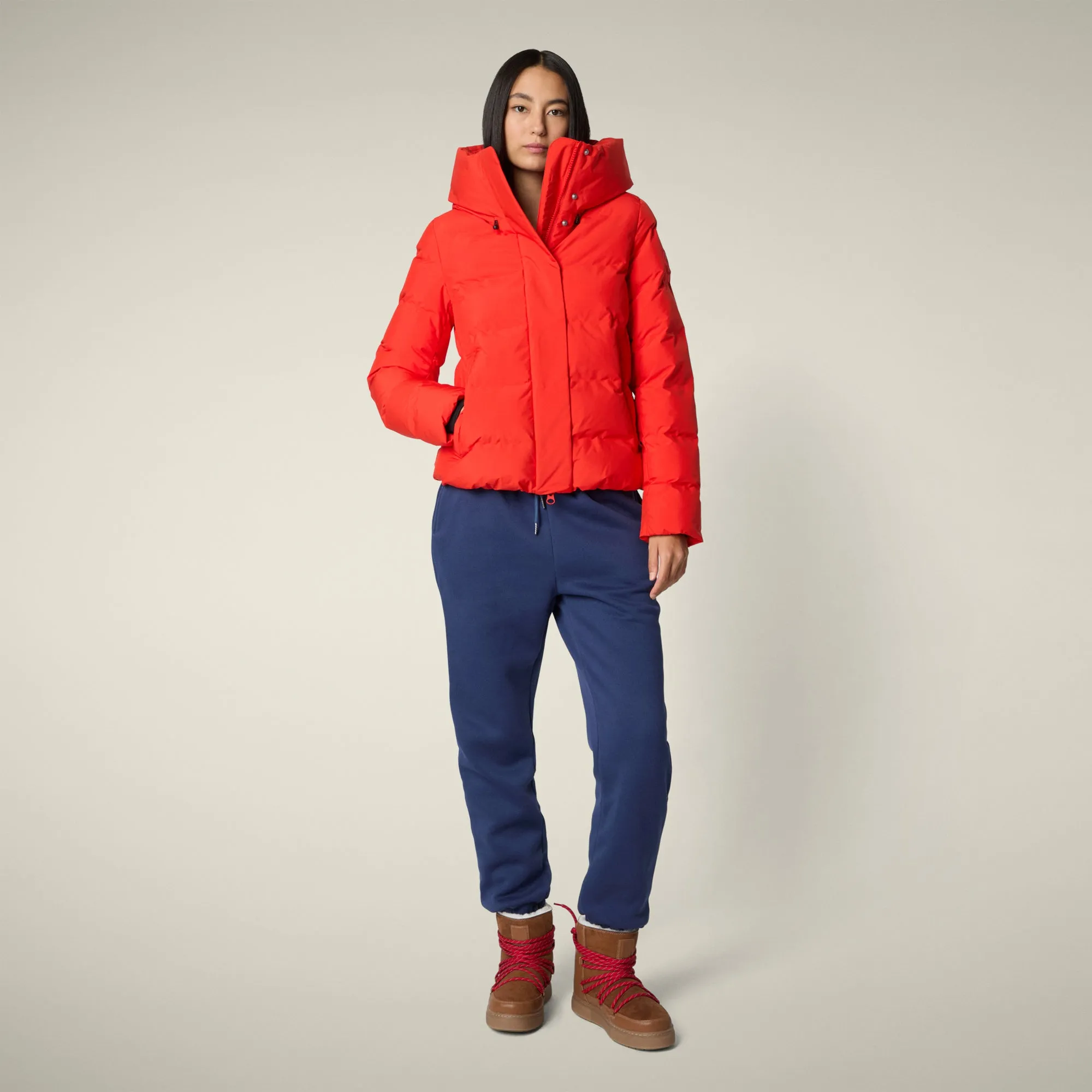 Women's Parka Arena in Fiery Red sold by Save The Duck product image thumbnail 2
