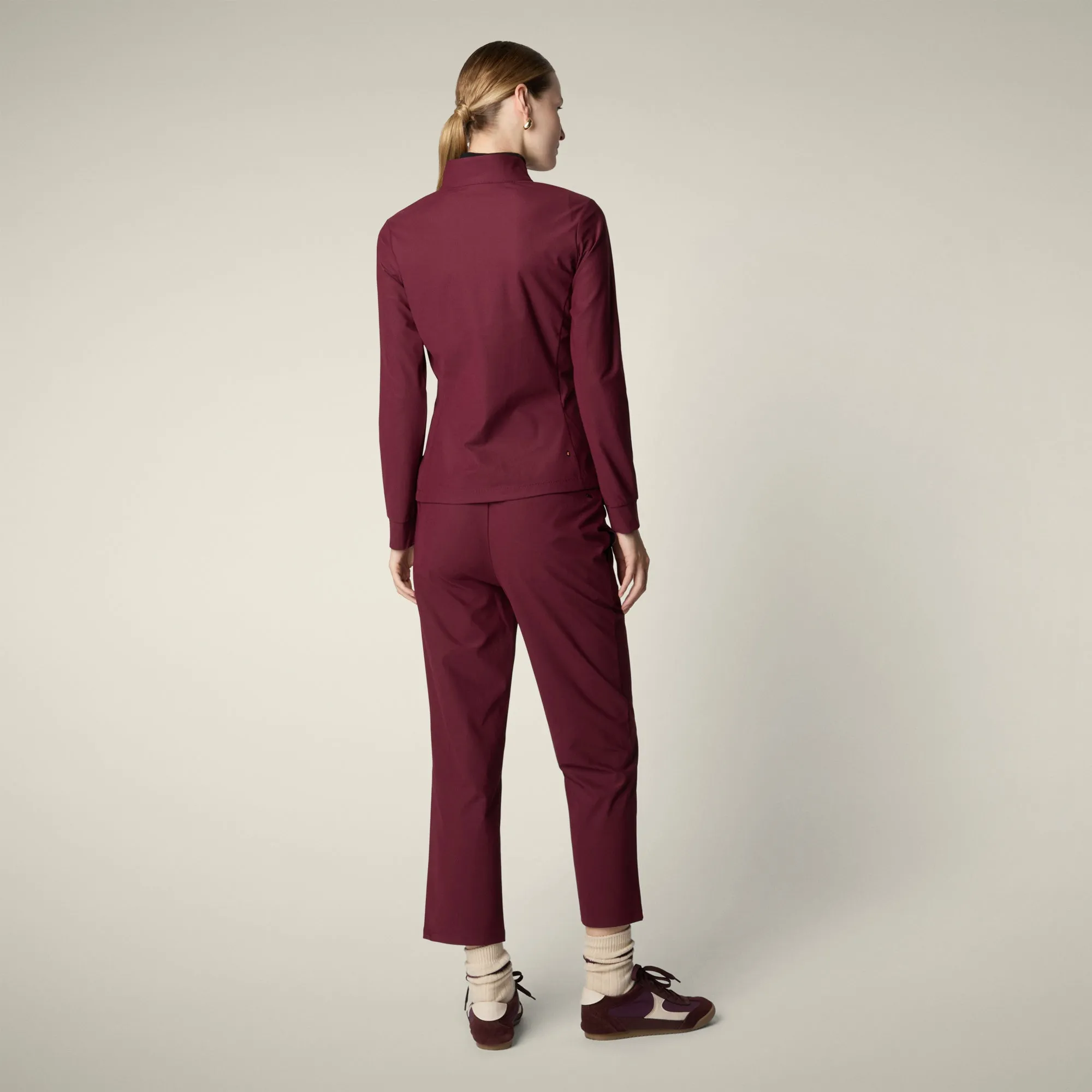 Women's Jacket Pella in Wine Red sold by Save The Duck product image thumbnail 3