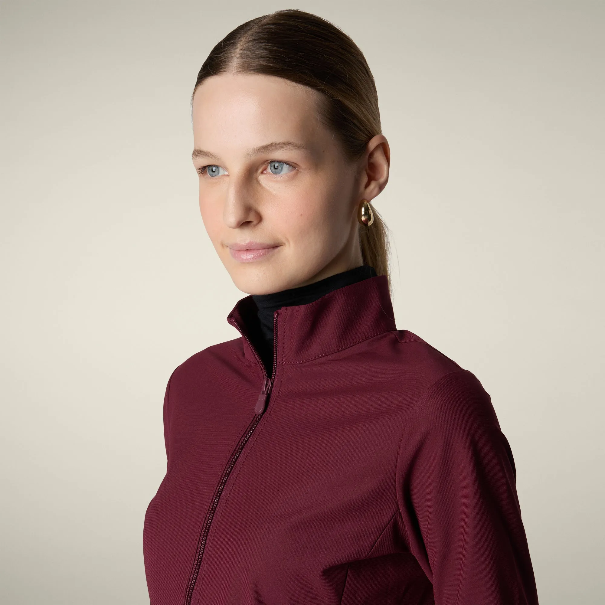 Women's Jacket Pella in Wine Red sold by Save The Duck product image thumbnail 4