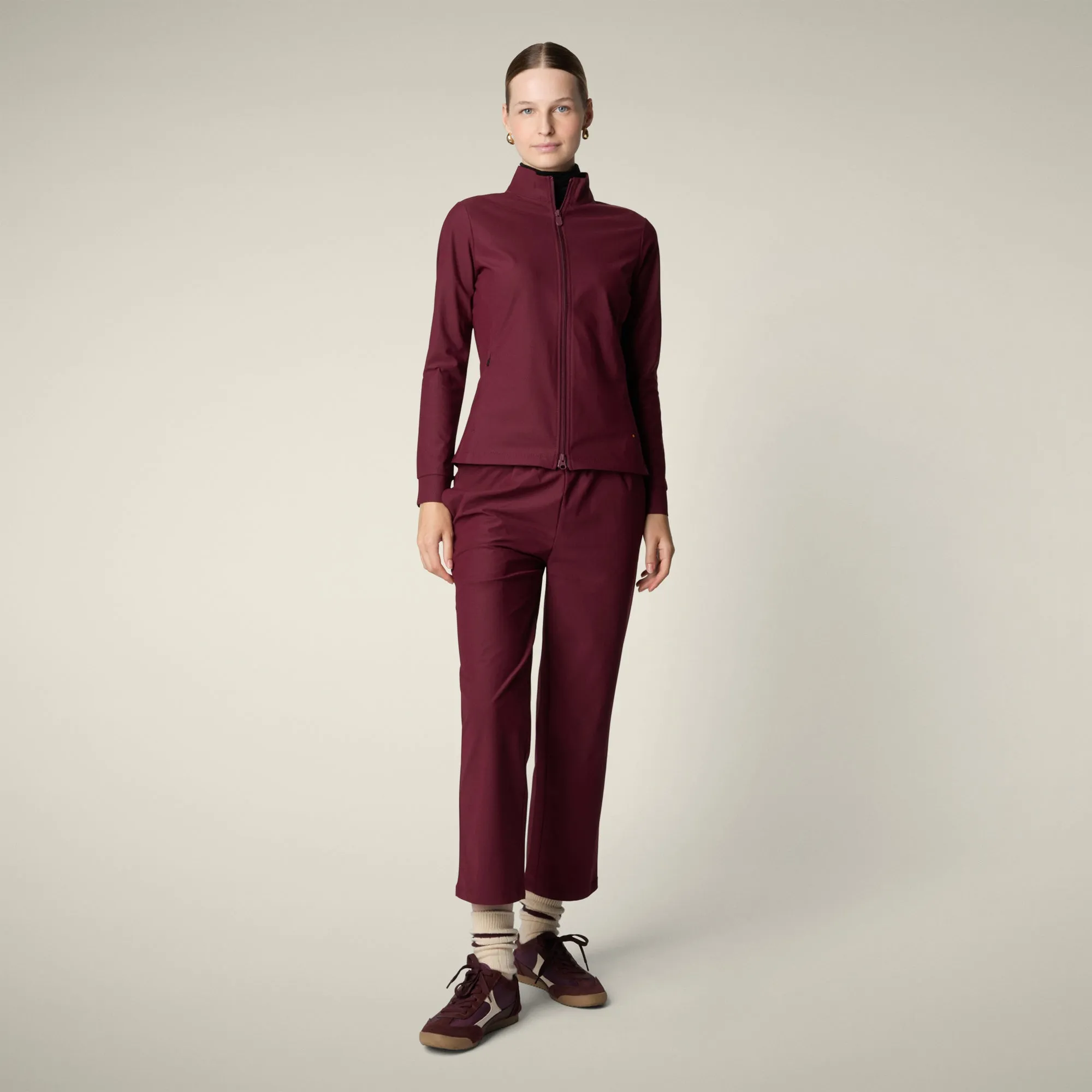 Women's Jacket Pella in Wine Red sold by Save The Duck product image thumbnail 2