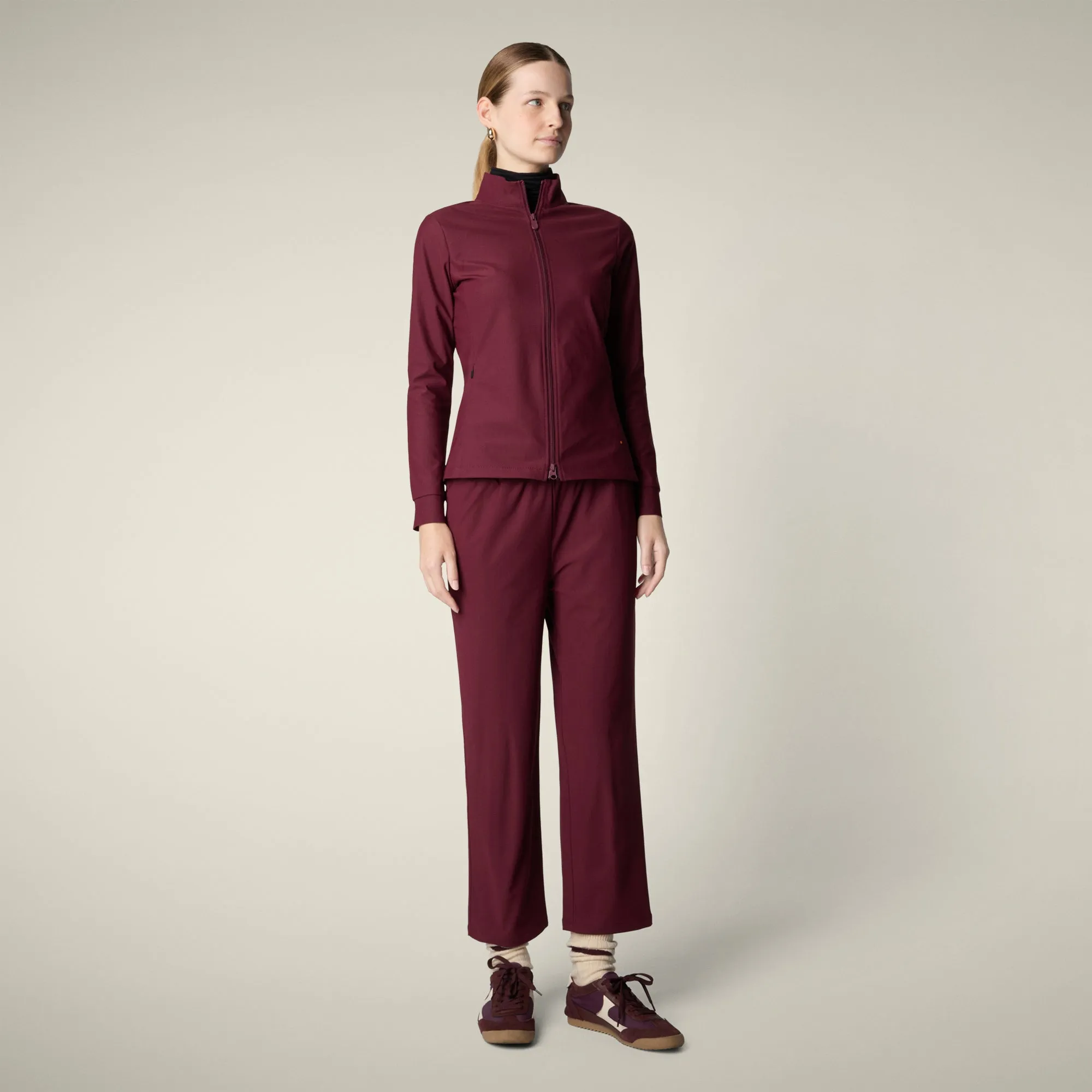 Women's Trousers Milan in Wine Red sold by Save The Duck product image thumbnail 2
