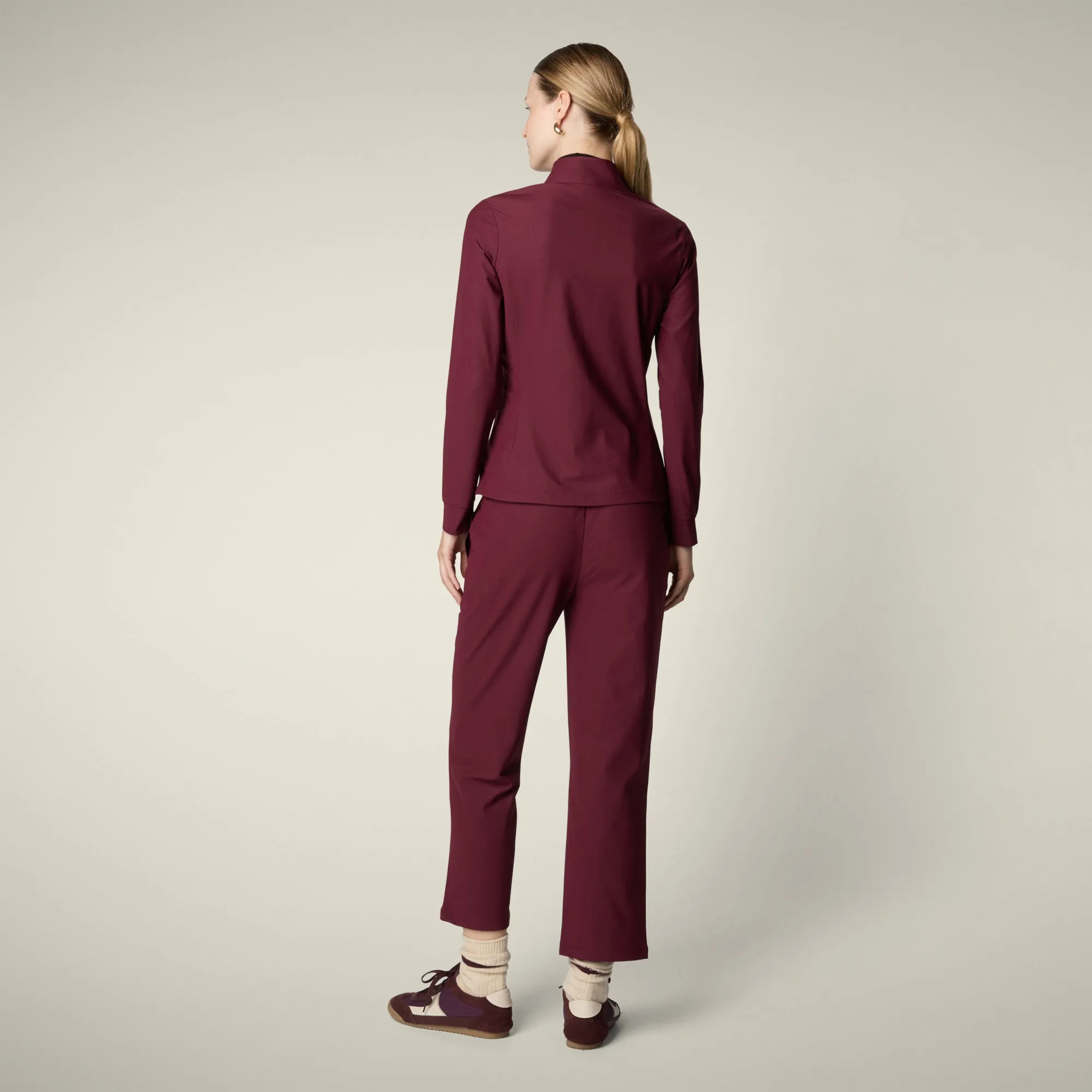 Women's Trousers Milan in Wine Red sold by Save The Duck product image thumbnail 3