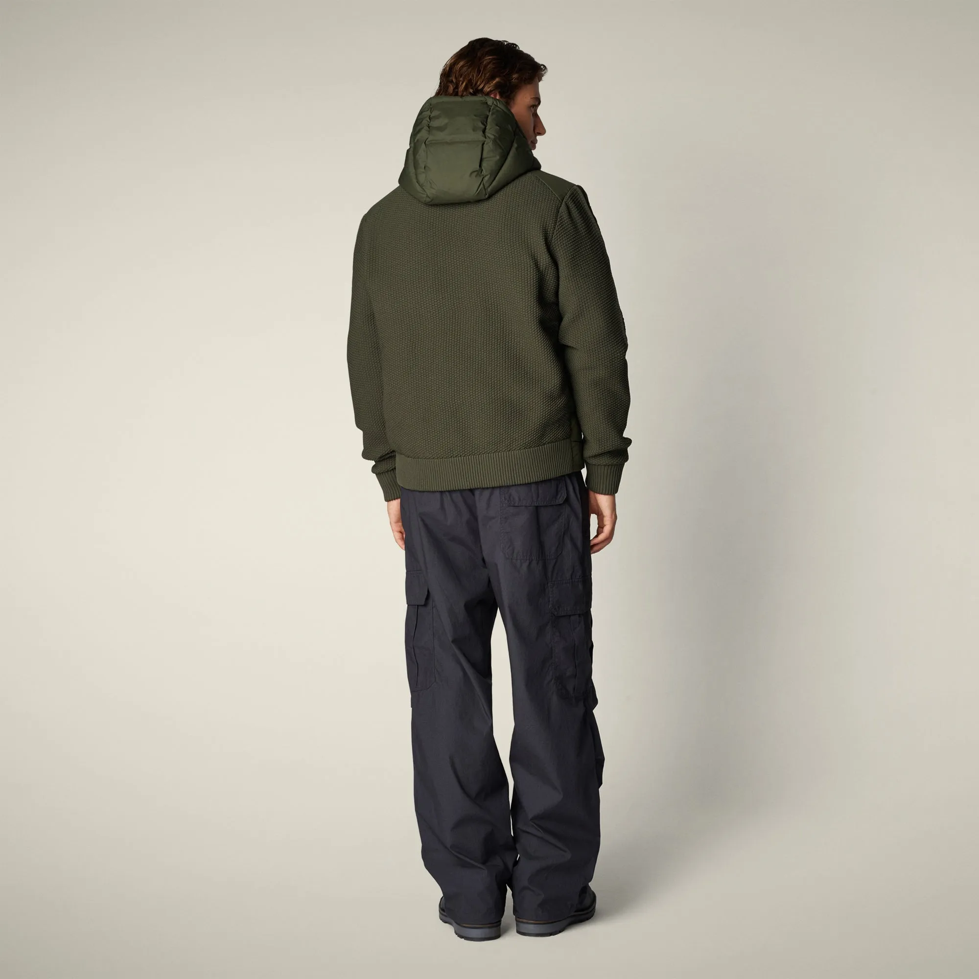 Men's Jacket Fen in Dusty Olive sold by Save The Duck product image thumbnail 3
