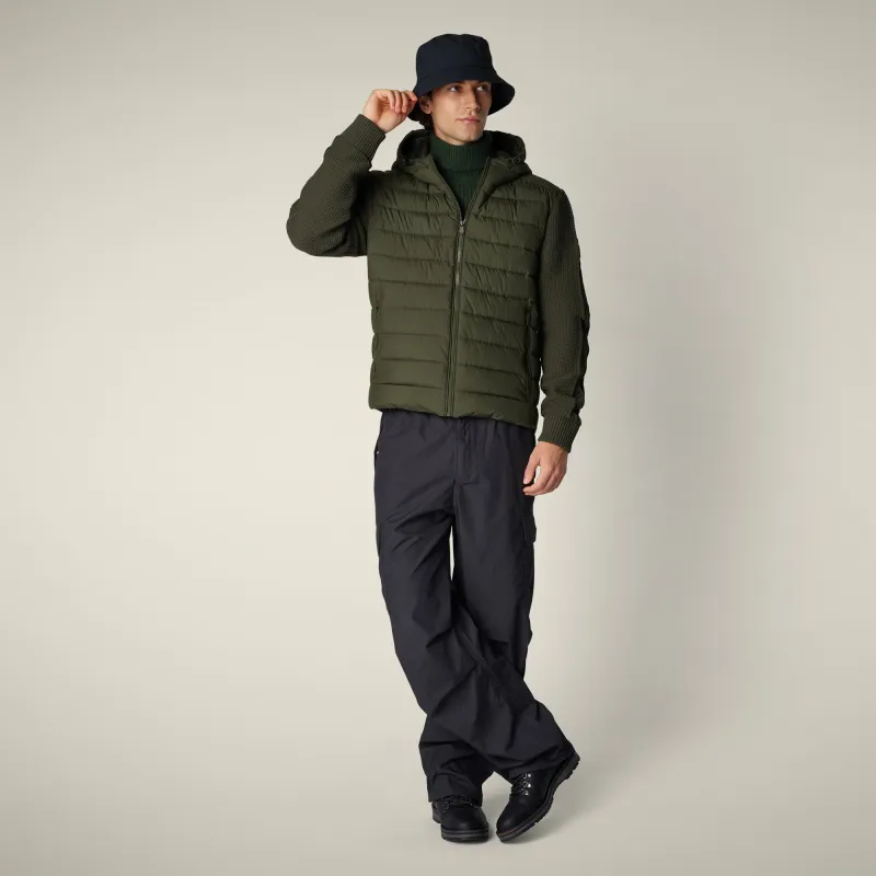 Men's Jacket Fen in Dusty Olive sold by Save The Duck