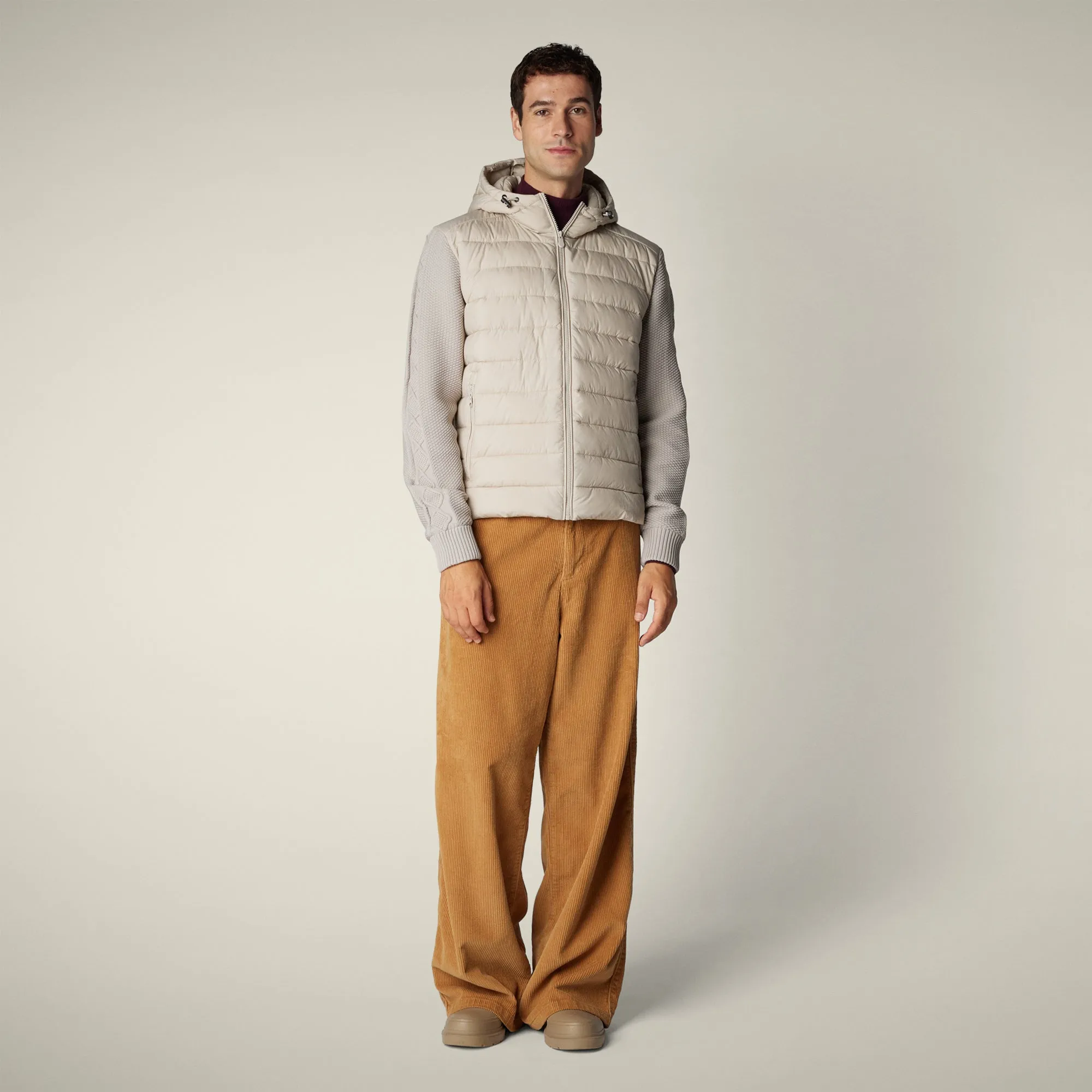 Men's jacket fen in rainy beige sold by Save The Duck product image thumbnail 2