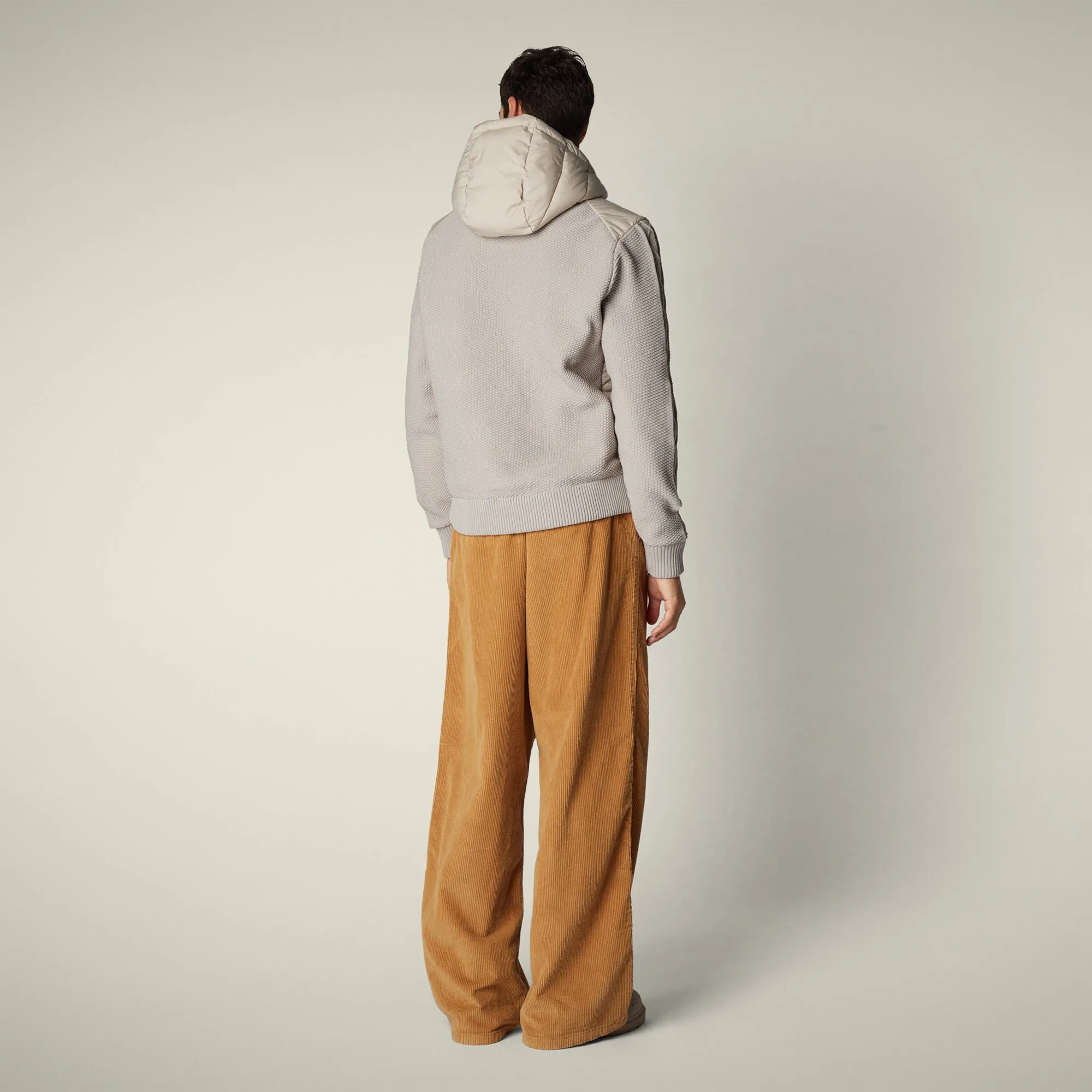 Men's jacket fen in rainy beige sold by Save The Duck product image thumbnail 3