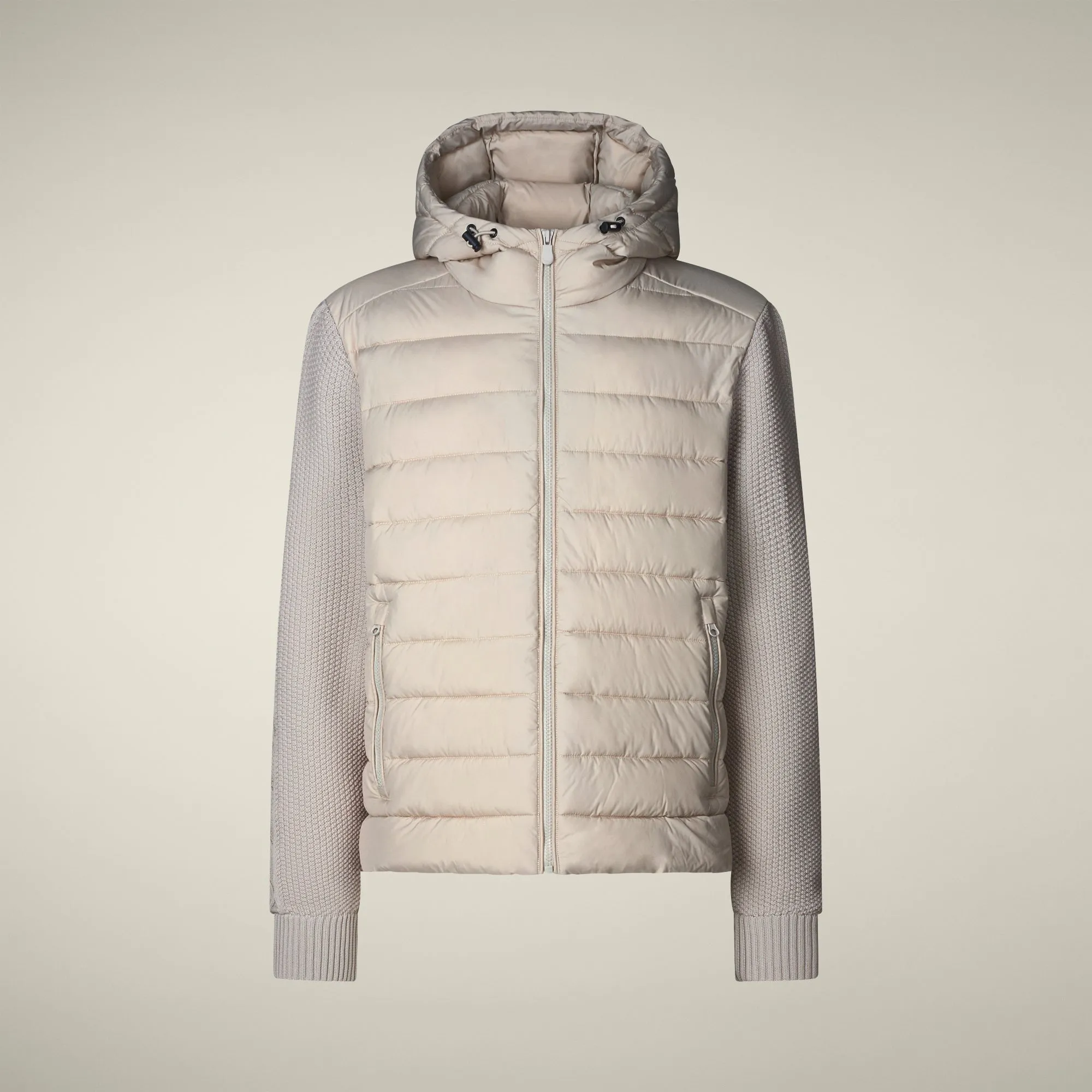 Men's jacket fen in rainy beige sold by Save The Duck product image thumbnail 5