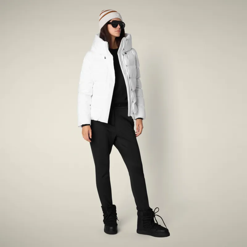 Women's Parka Arena in White sold by Save The Duck