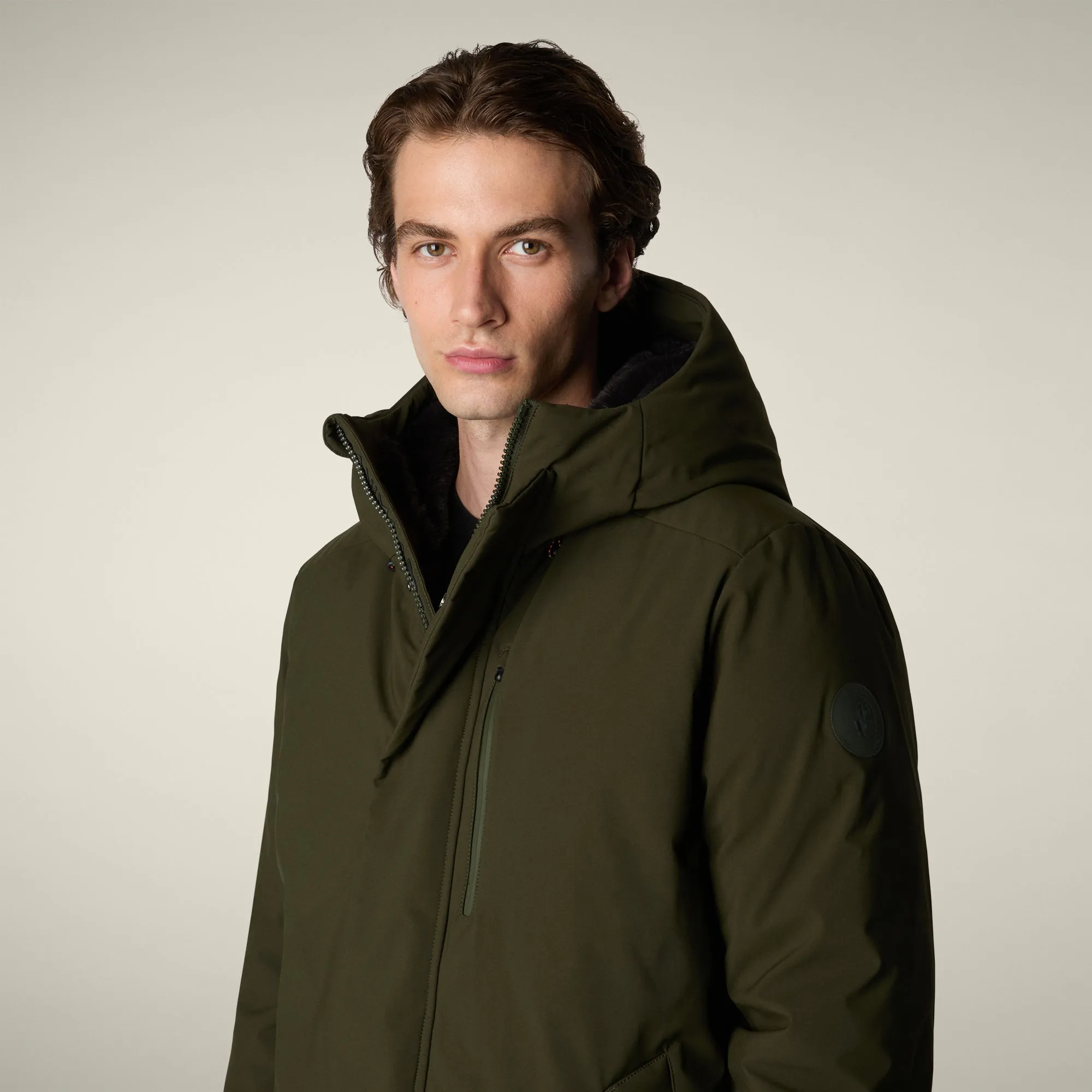 Men's Parka Antoine in land green sold by Save The Duck product image thumbnail 4