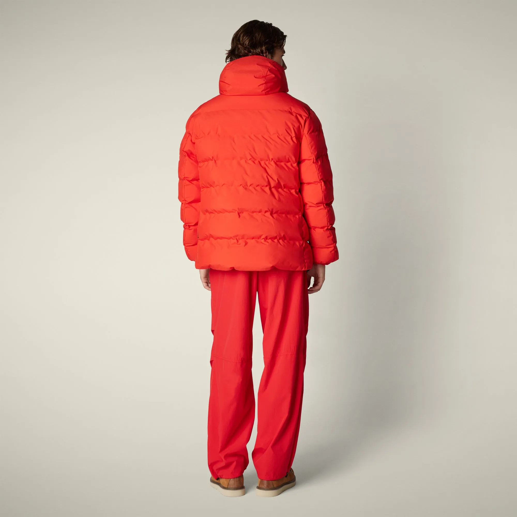 Men's Parka Leland in Fiery Red sold by Save The Duck product image thumbnail 3