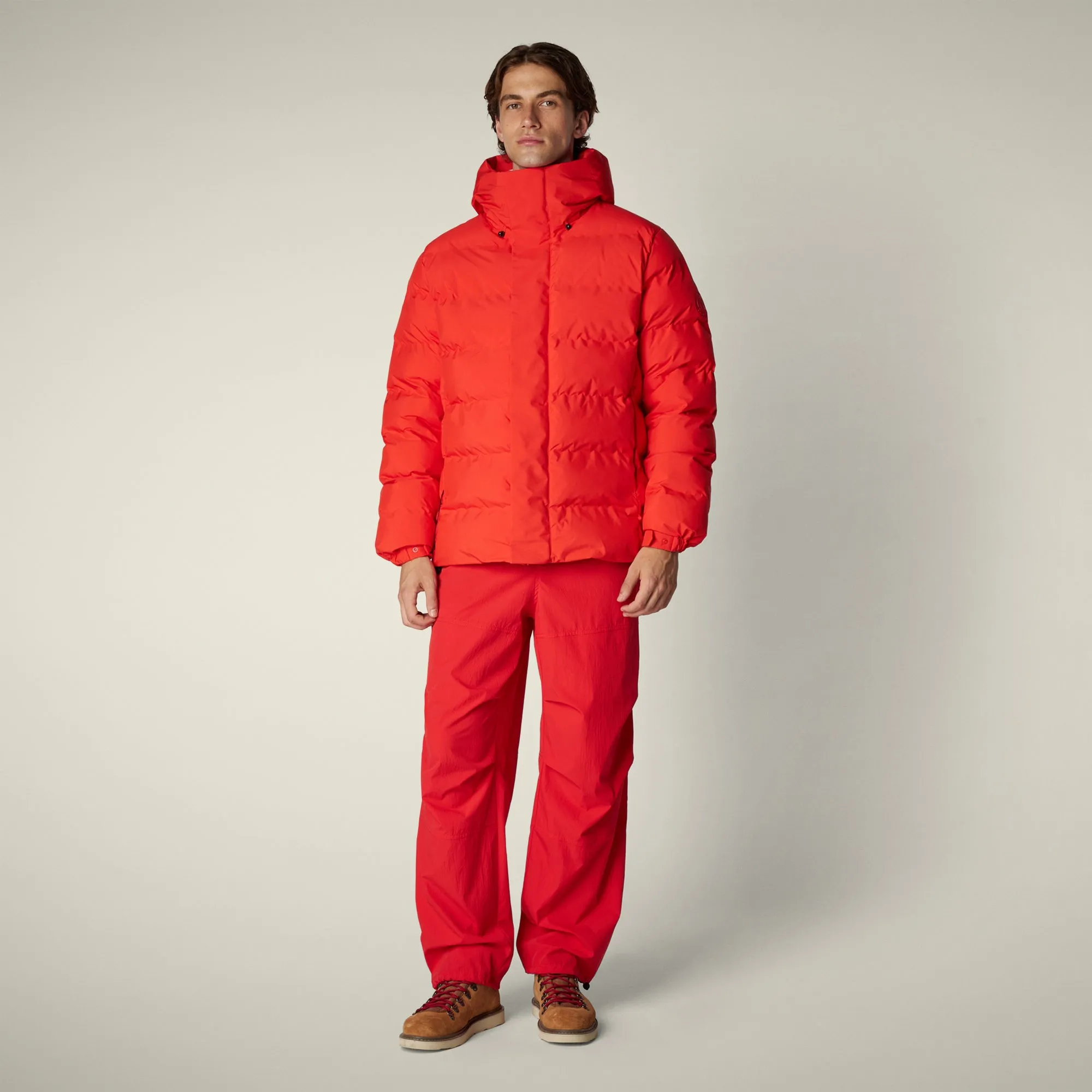 Men's Parka Leland in Fiery Red sold by Save The Duck product image thumbnail 2