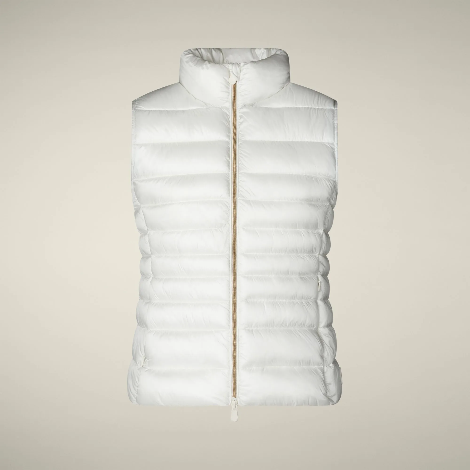 Women's Animal free puffer Vest Lynn in Off White sold by Save The Duck product image thumbnail 5