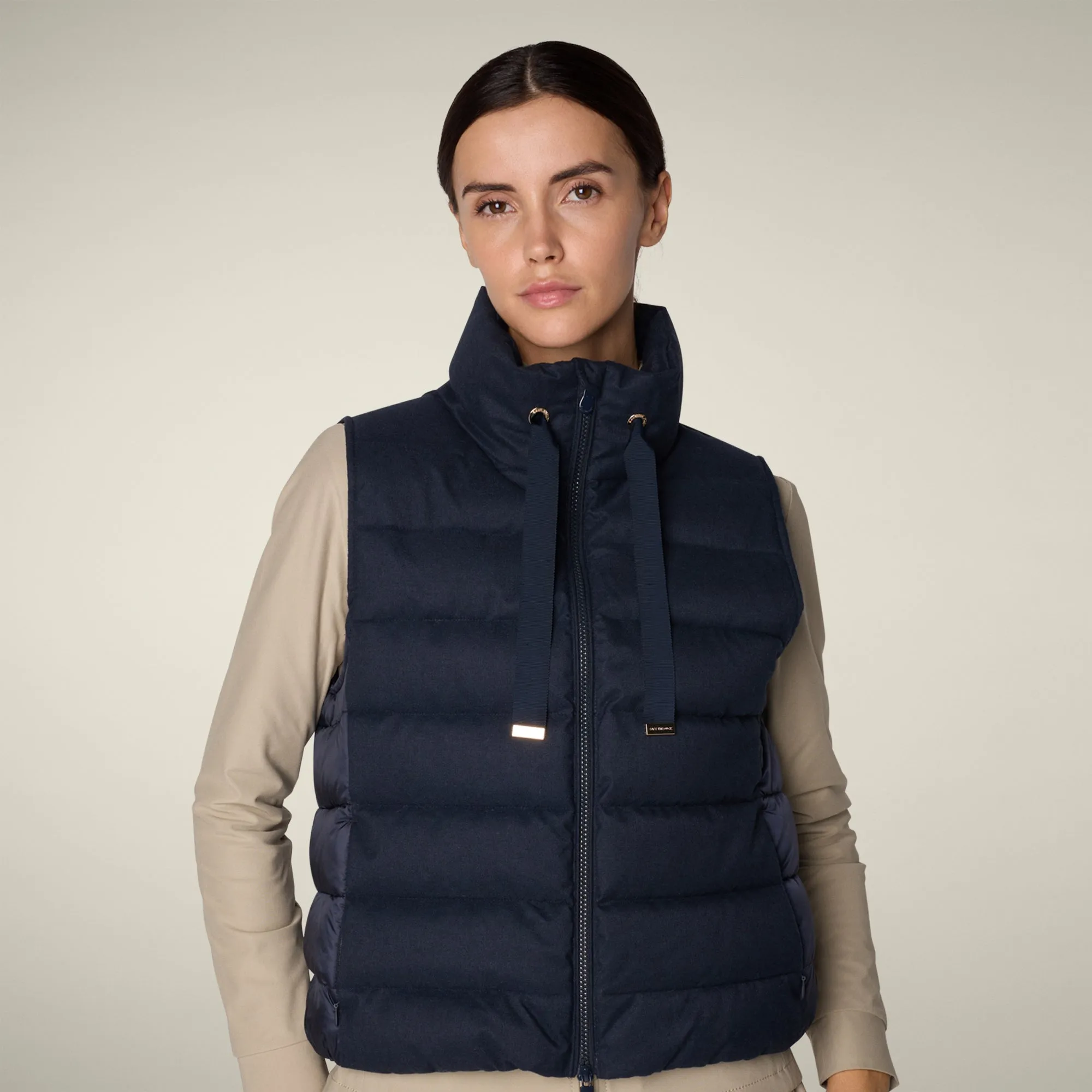 Women's vest nyla in navy blue sold by Save The Duck product image thumbnail 4