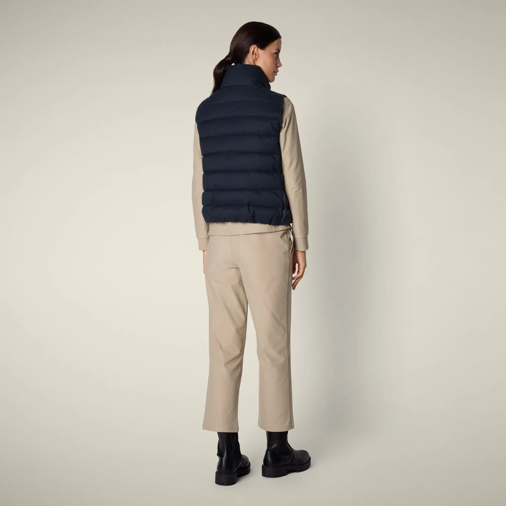 Women's vest nyla in navy blue sold by Save The Duck product image thumbnail 3