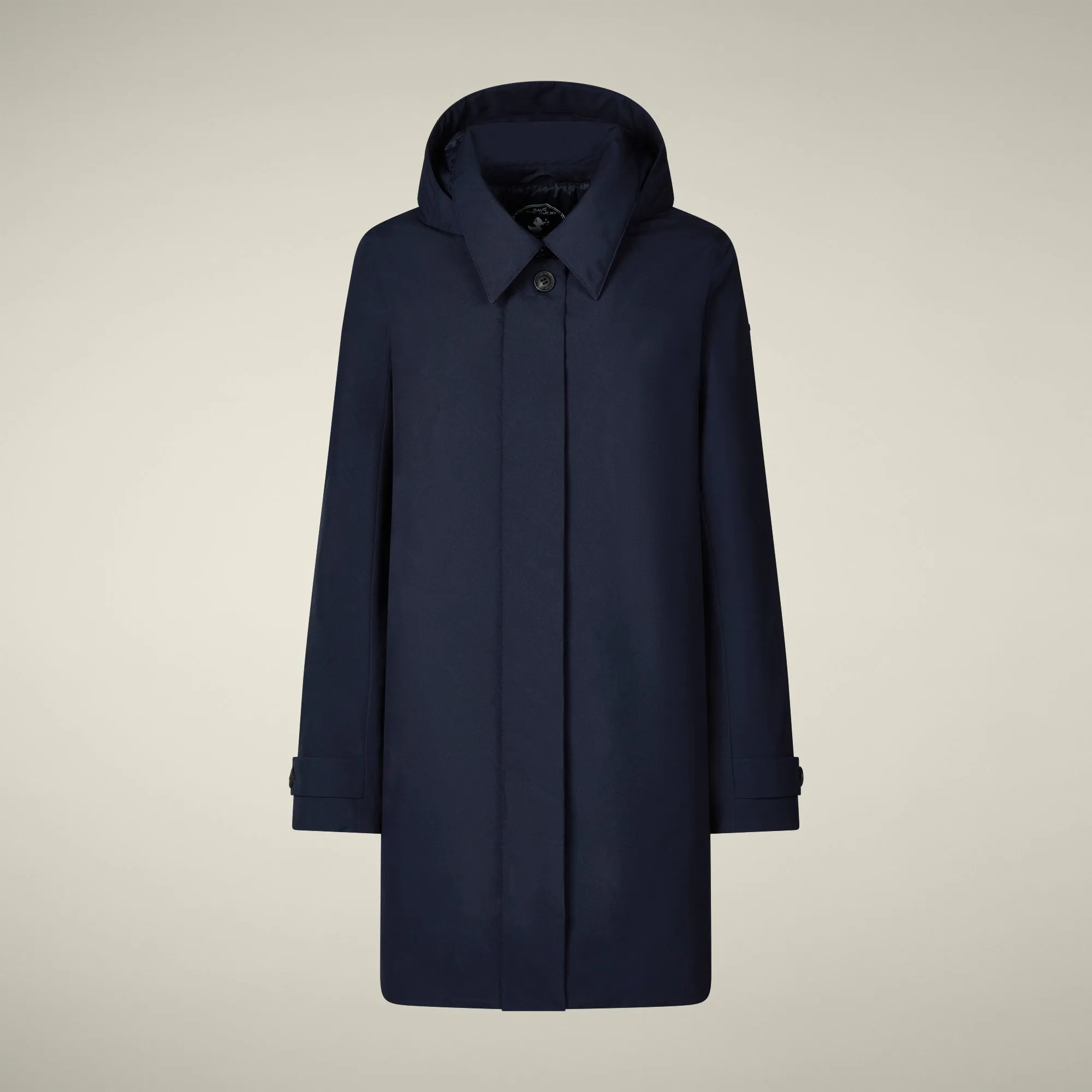 Women's Raincoat Embie in Blue Black sold by Save The Duck product image thumbnail 5