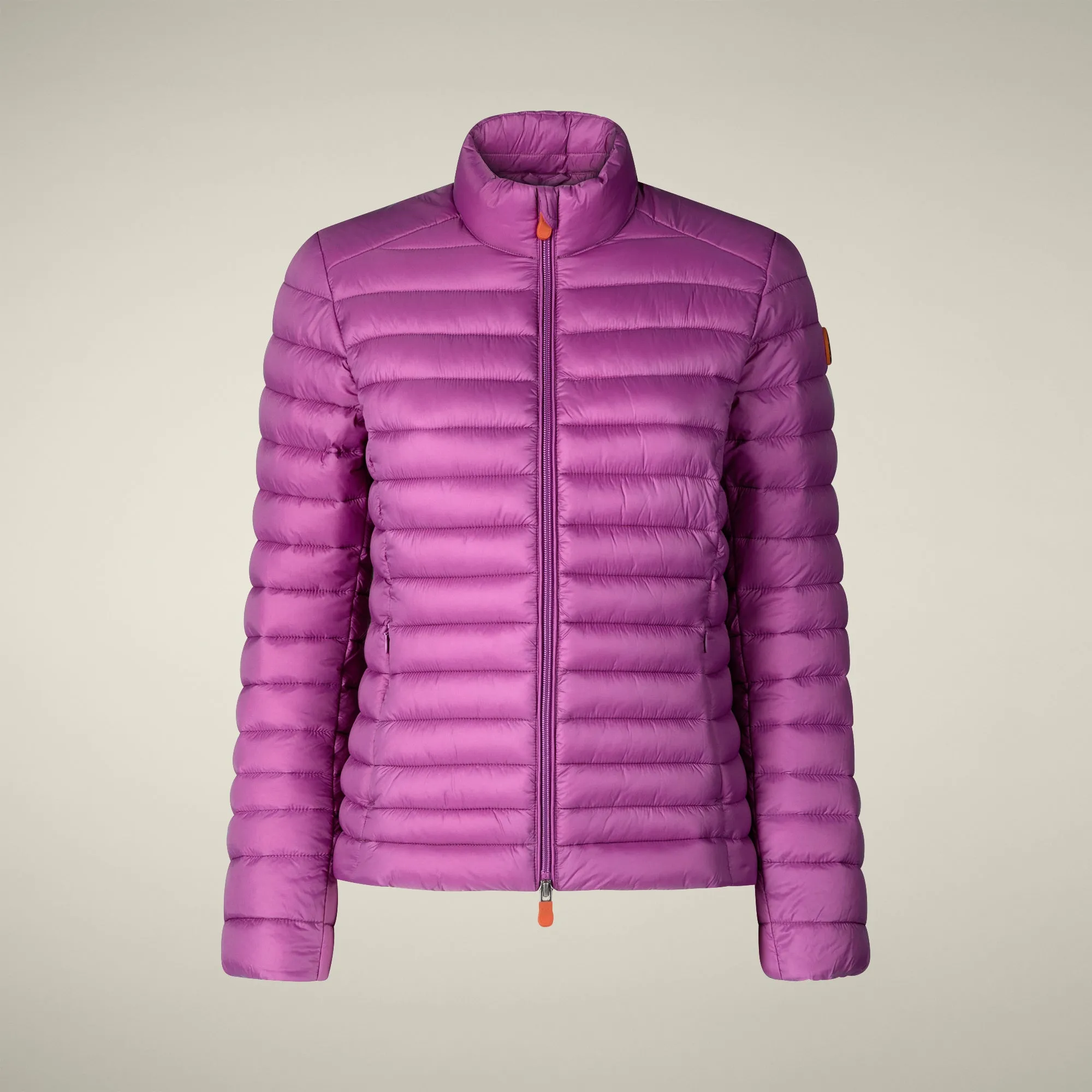 Women's Animal free puffer Jacket Carly in Cyclamen Violet sold by Save The Duck product image thumbnail 5