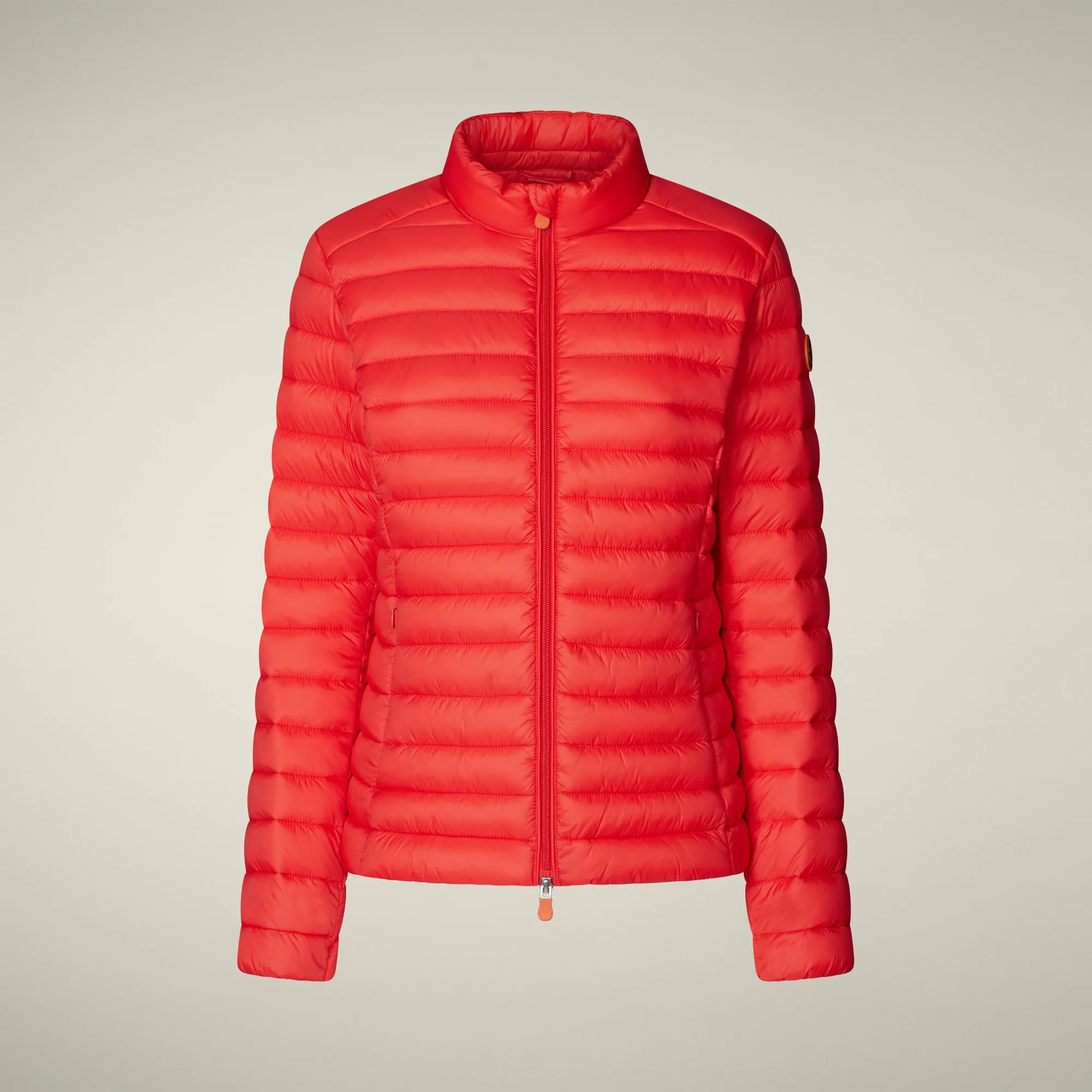 Women's animal free puffer jacket Carly in Fiery red sold by Save The Duck product image thumbnail 5