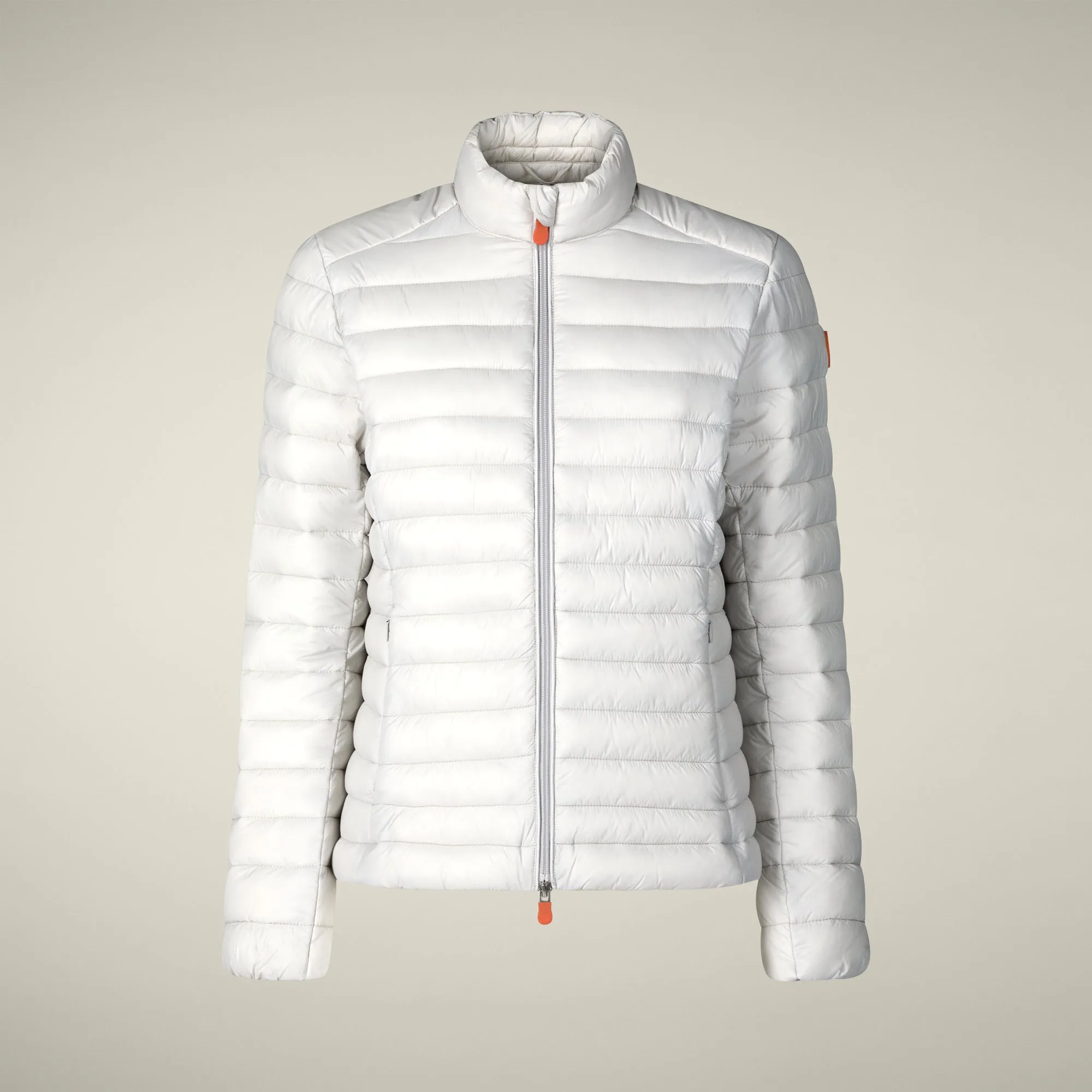 Women's Animal free puffer Jacket Carly in Frozen Grey sold by Save The Duck product image thumbnail 5