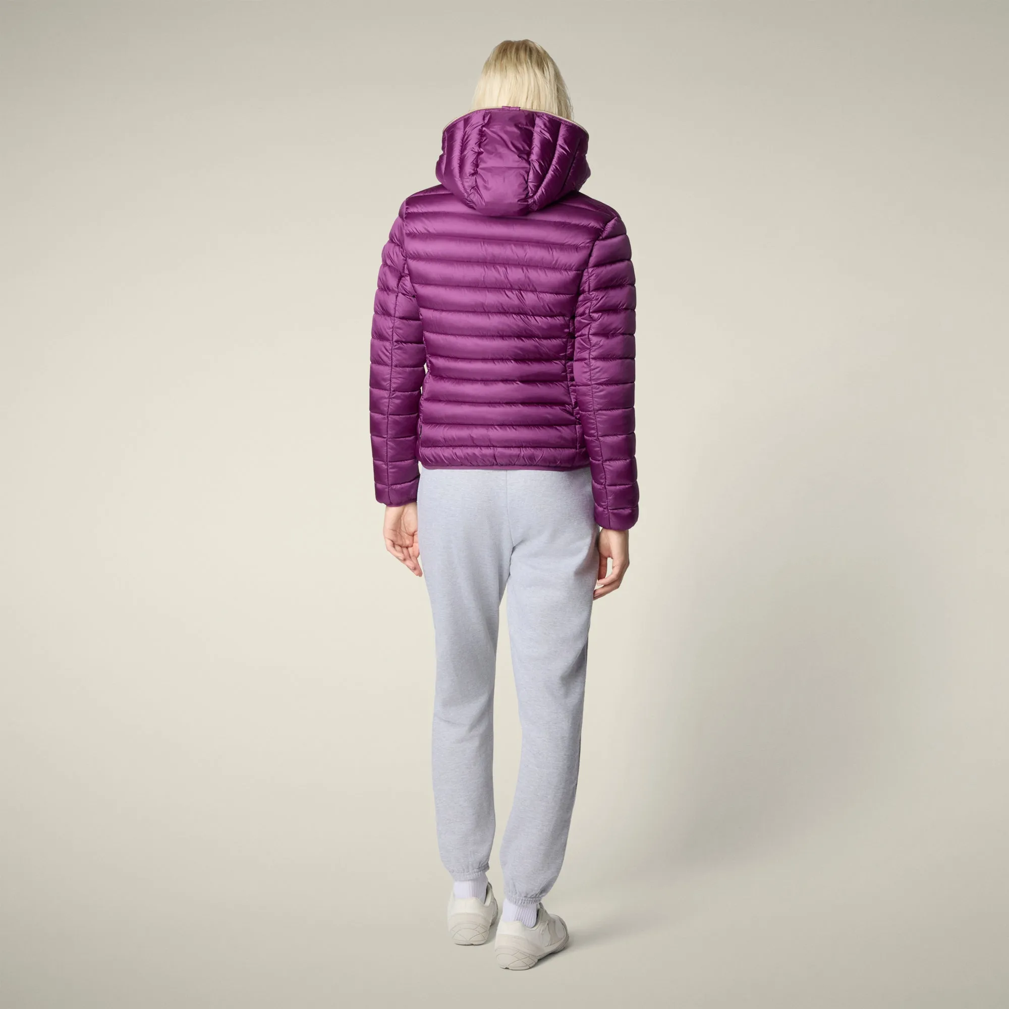 Women's Animal free puffer Jacket Alexis in Cyclamen Violet sold by Save The Duck product image thumbnail 3