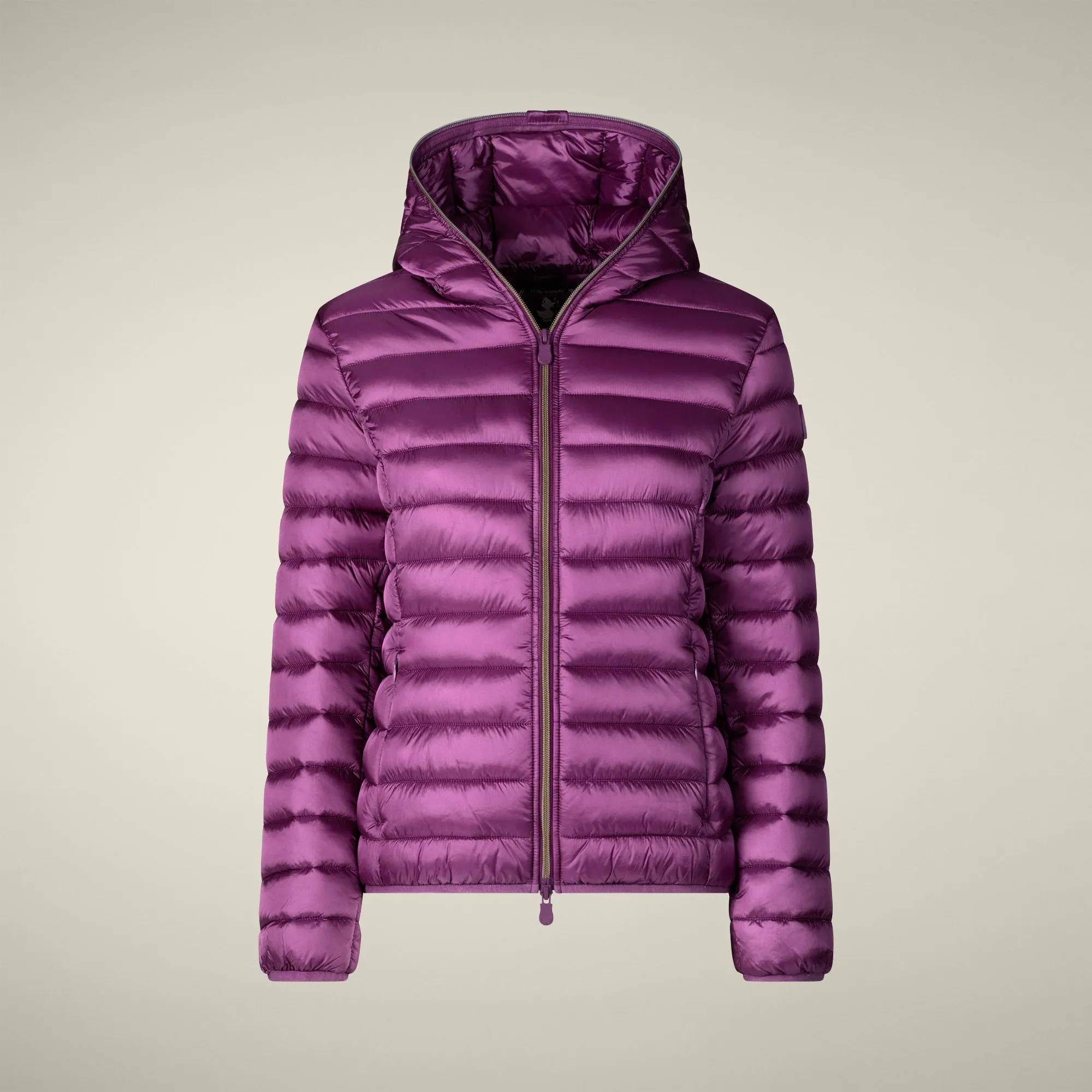 Women's Animal free puffer Jacket Alexis in Cyclamen Violet sold by Save The Duck product image thumbnail 5