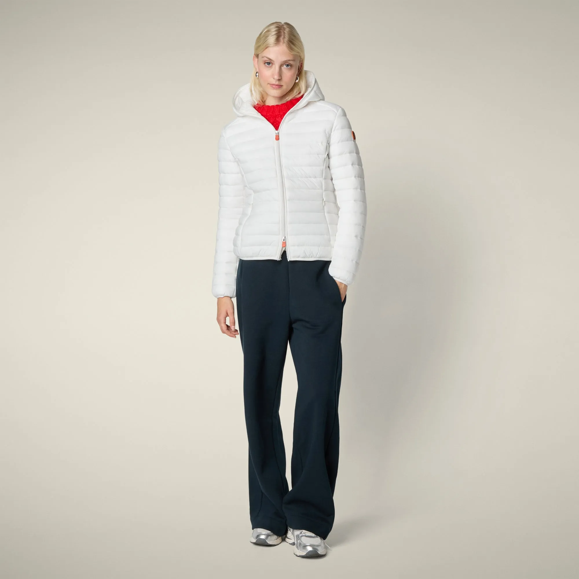 Women's Animal free puffer Jacket Daisy in Off White sold by Save The Duck product image thumbnail 2