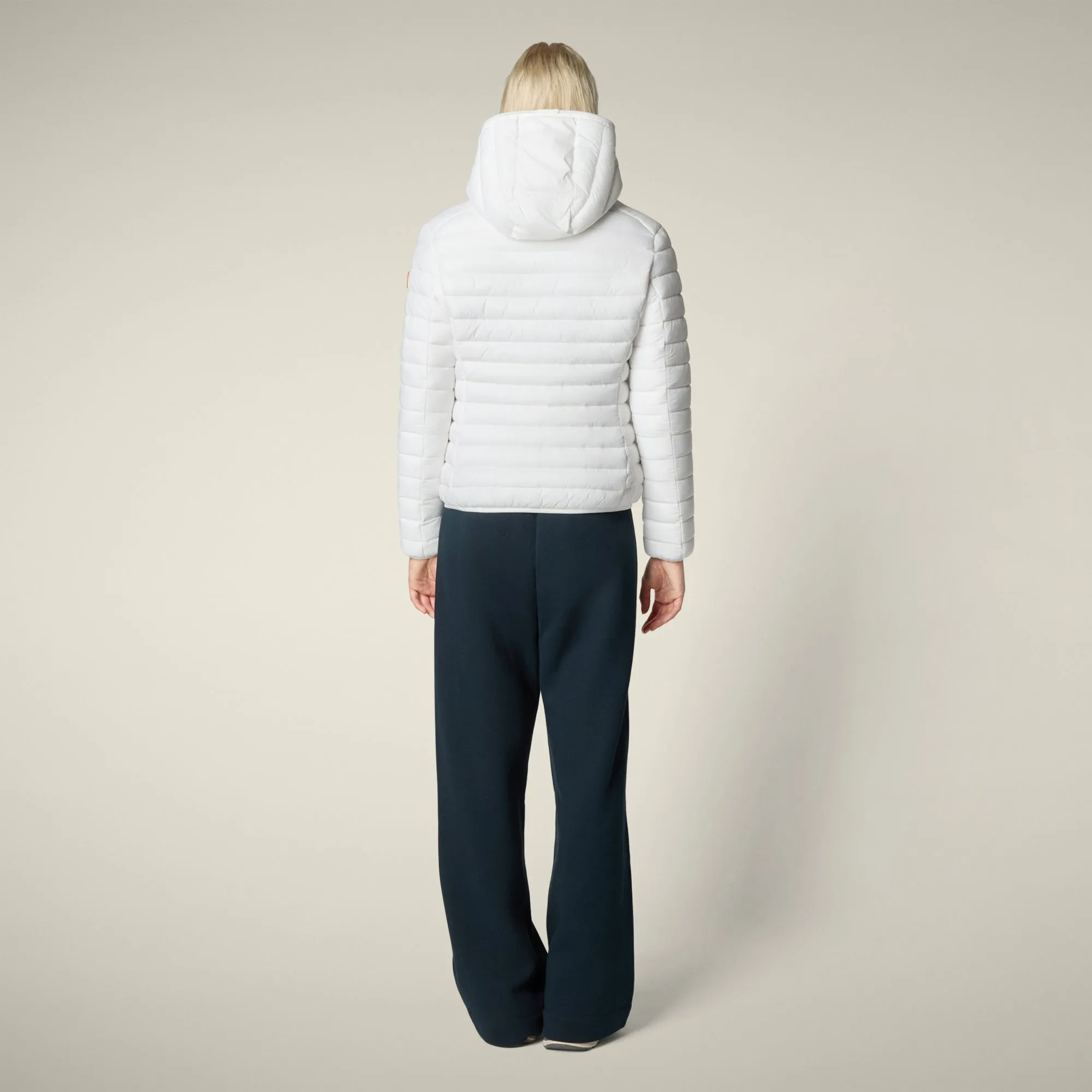 Women's Animal free puffer Jacket Daisy in Off White sold by Save The Duck product image thumbnail 3