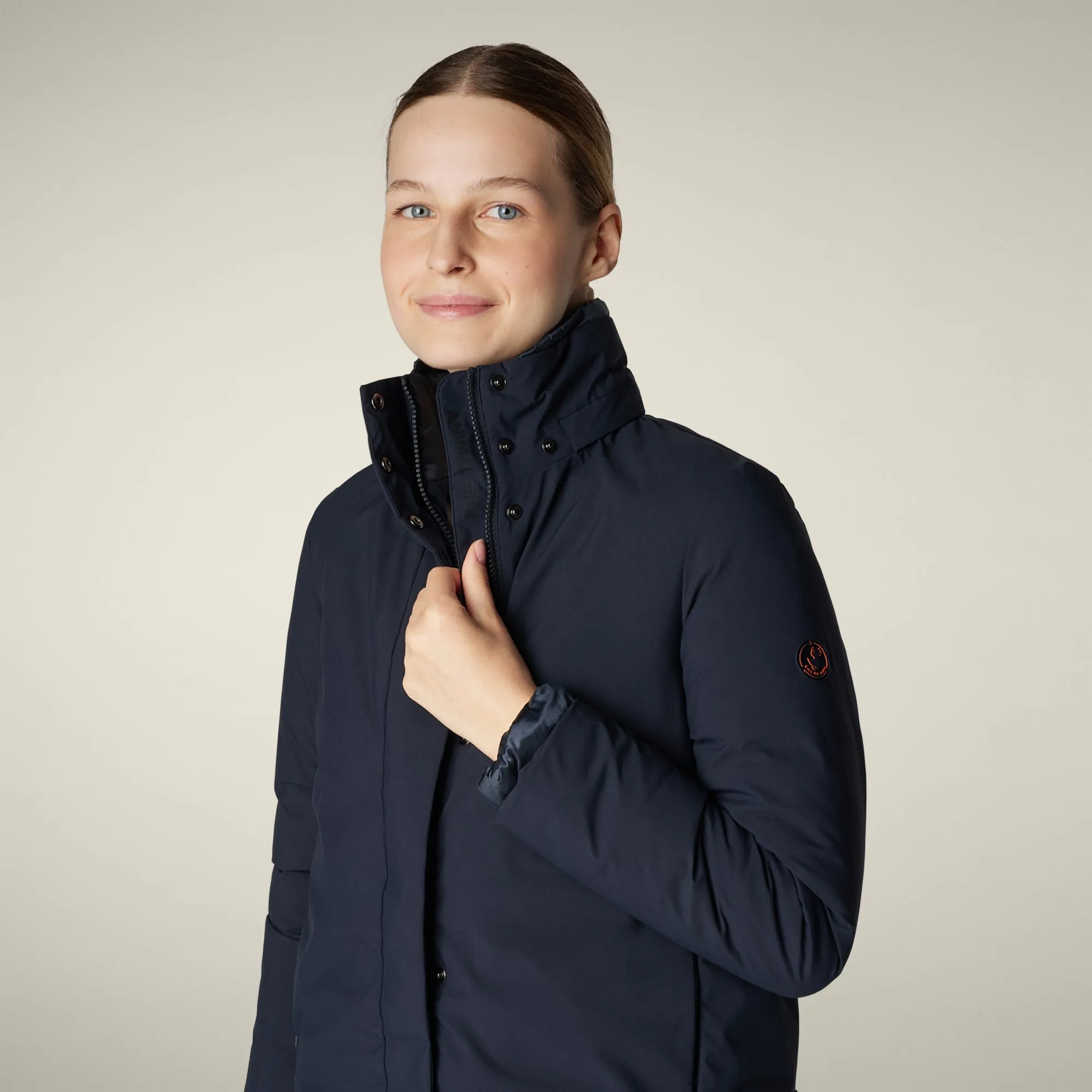 Women's Jacket Elaine in Blue Black sold by Save The Duck product image thumbnail 4