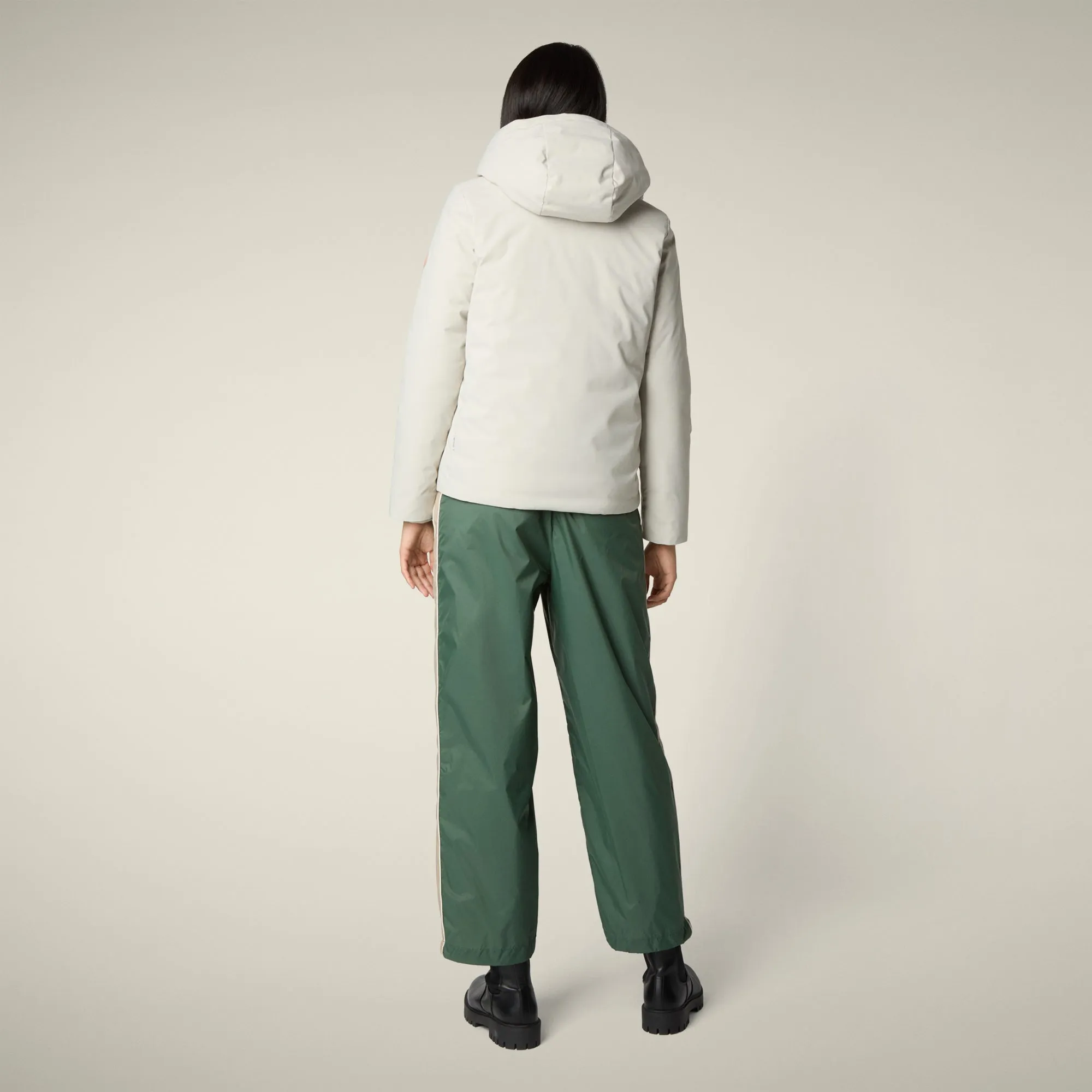 Women's Jacket Elaine in Rainy Beige sold by Save The Duck product image thumbnail 3